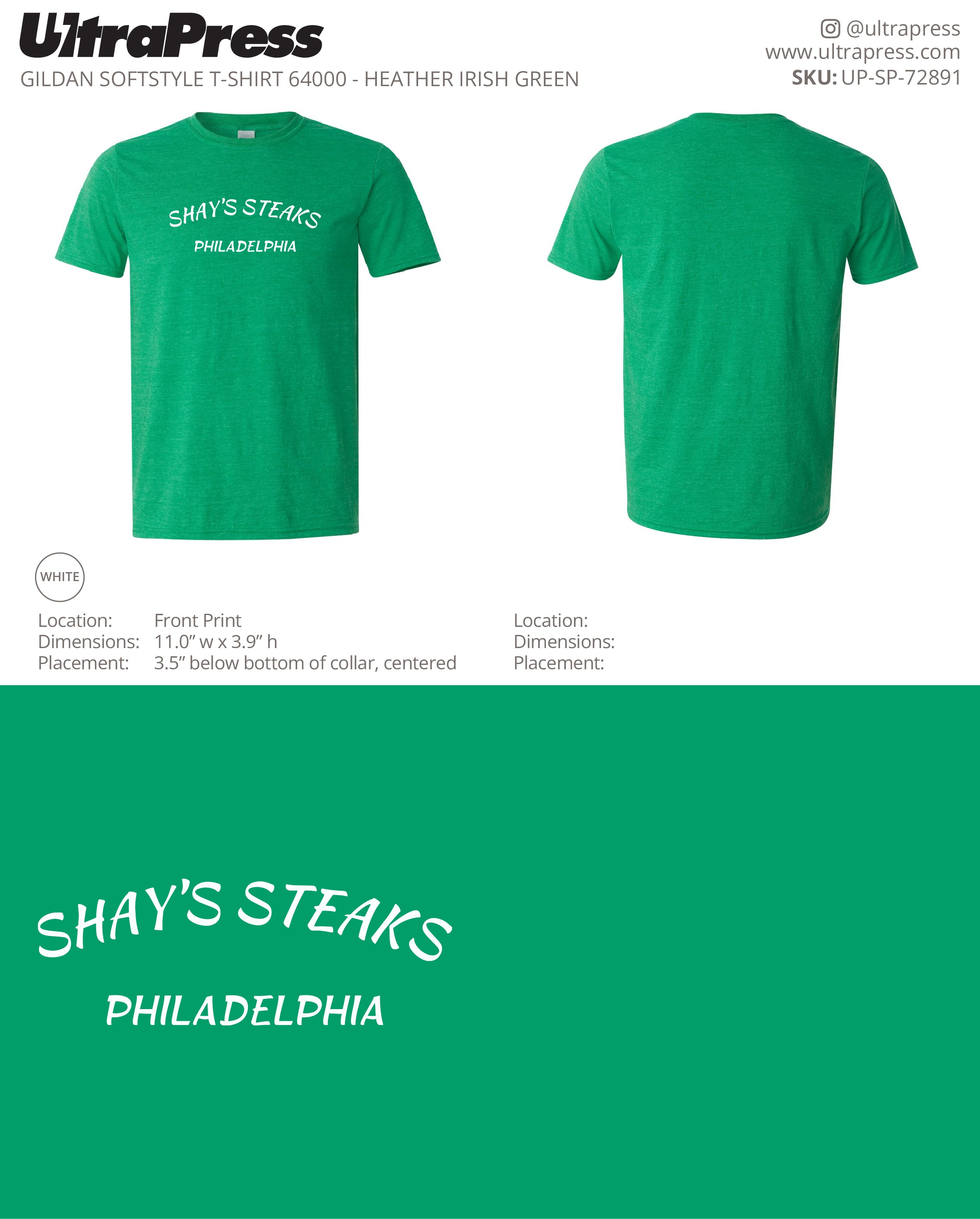 UP-SP-72891 Shay's Philadelphia Version 2 - Scott Diclaudio 100 Min Qty (Bulk)
