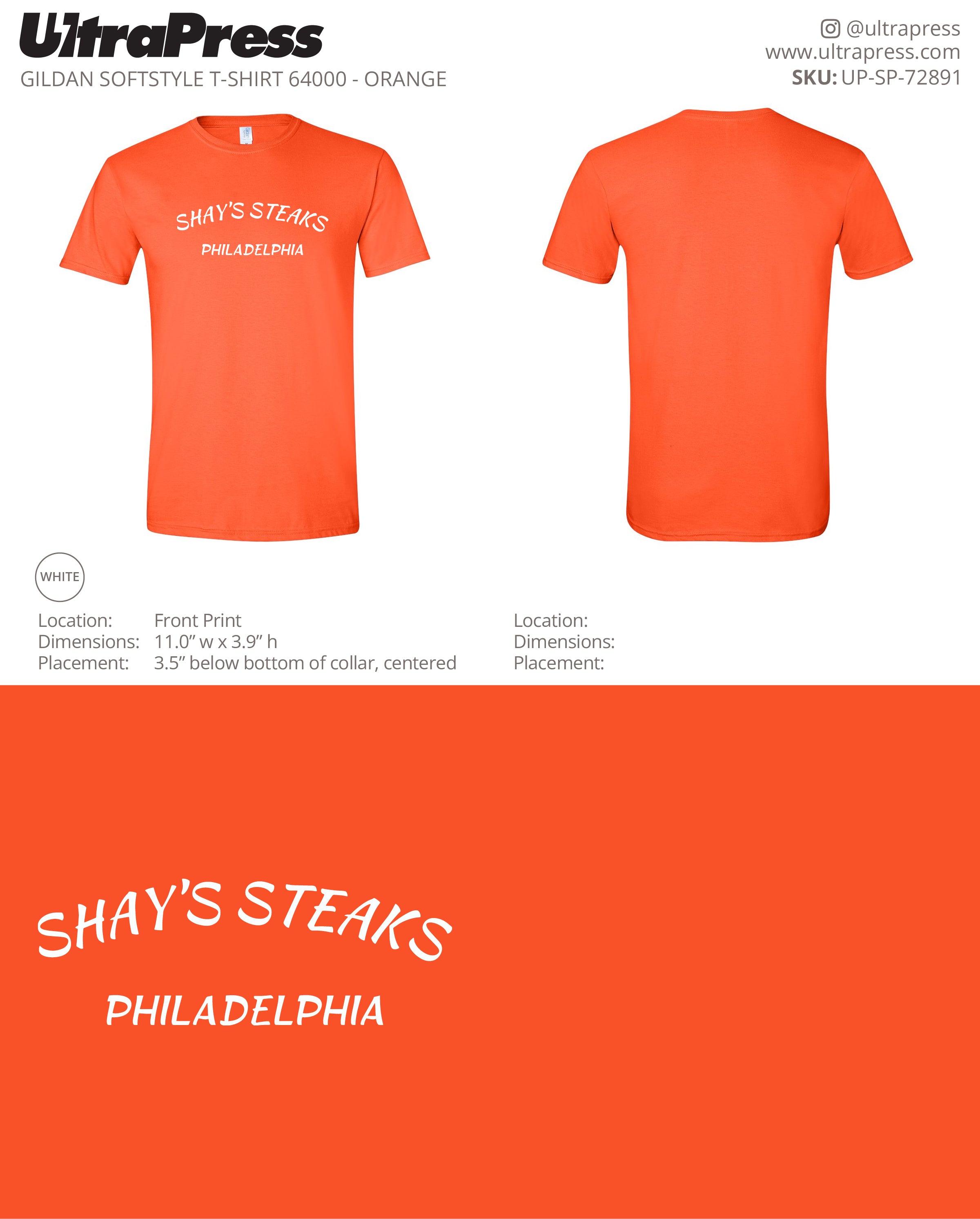UP-SP-72891 Shay's Philadelphia Version 2 - Scott Diclaudio 100 Min Qty (Bulk)