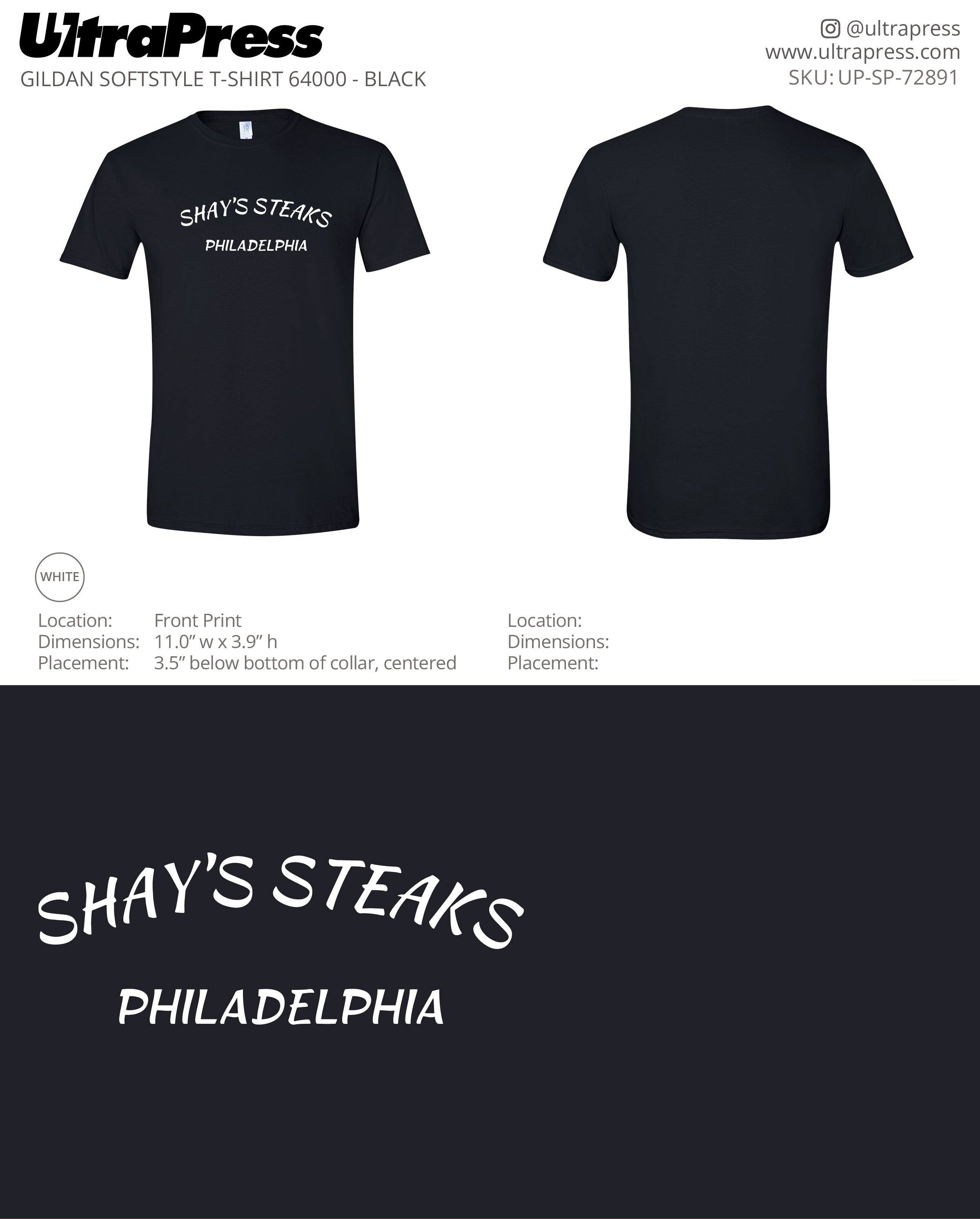 UP-SP-72891 Shay's Philadelphia Version - Scott Diclaudio 100 Min Qty (Bulk)