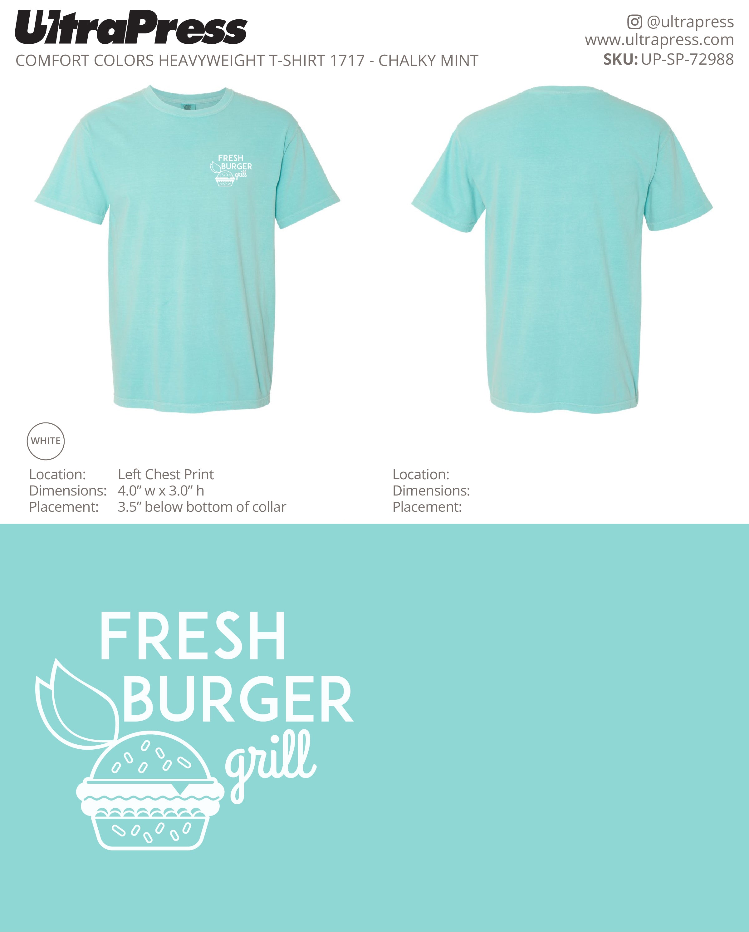 UP-SP-72988 Fresh Burger Grill ADULT - Tanya 100 Min Qty (Bulk)