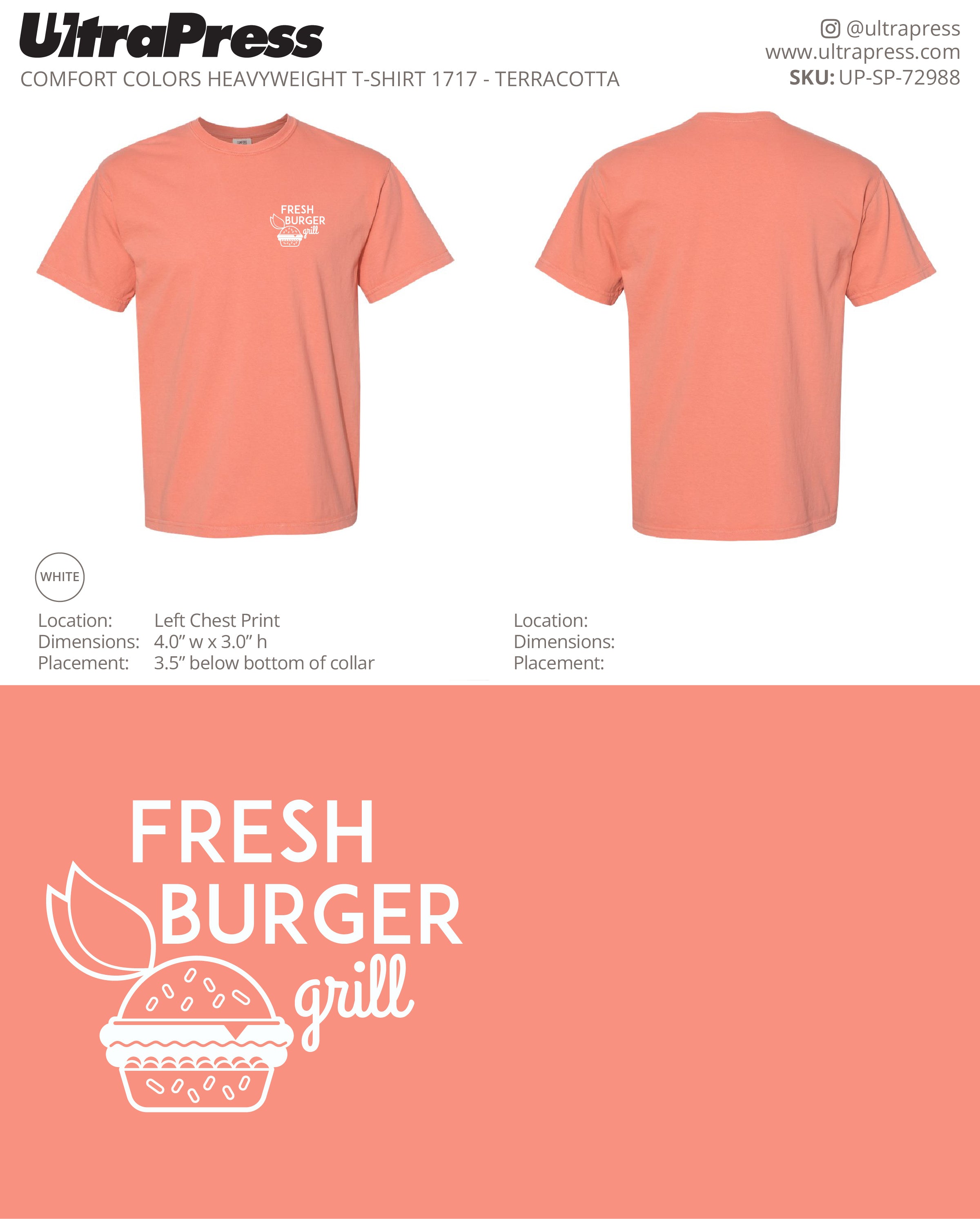 UP-SP-72988 Fresh Burger Grill ADULT - Tanya 100 Min Qty (Bulk)