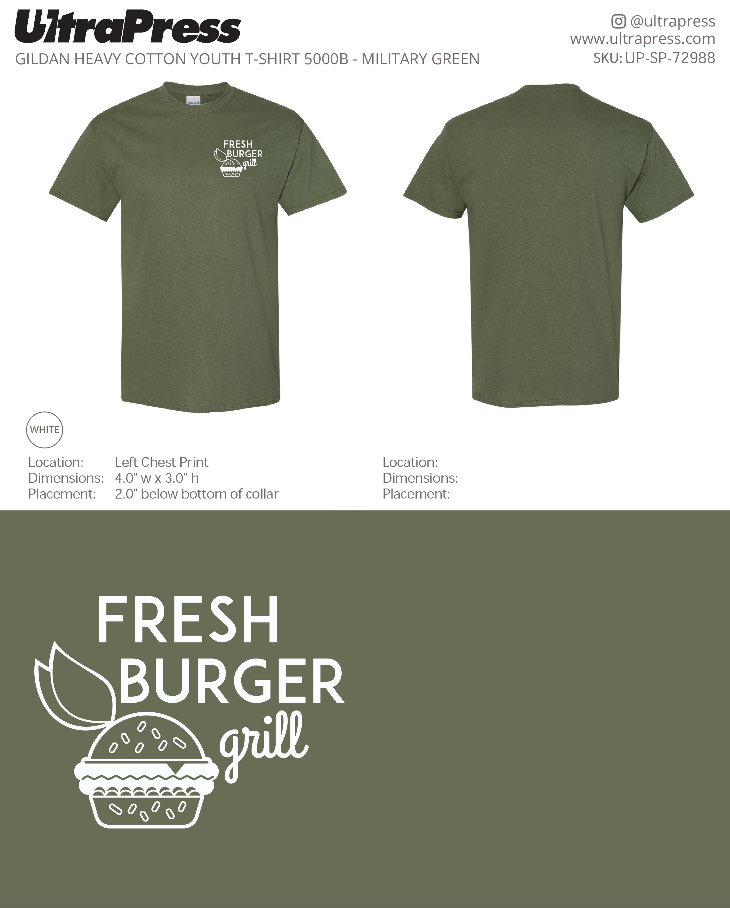 UP-SP-72988 Fresh Burger Grill YOUTH - Tanya (Bulk)