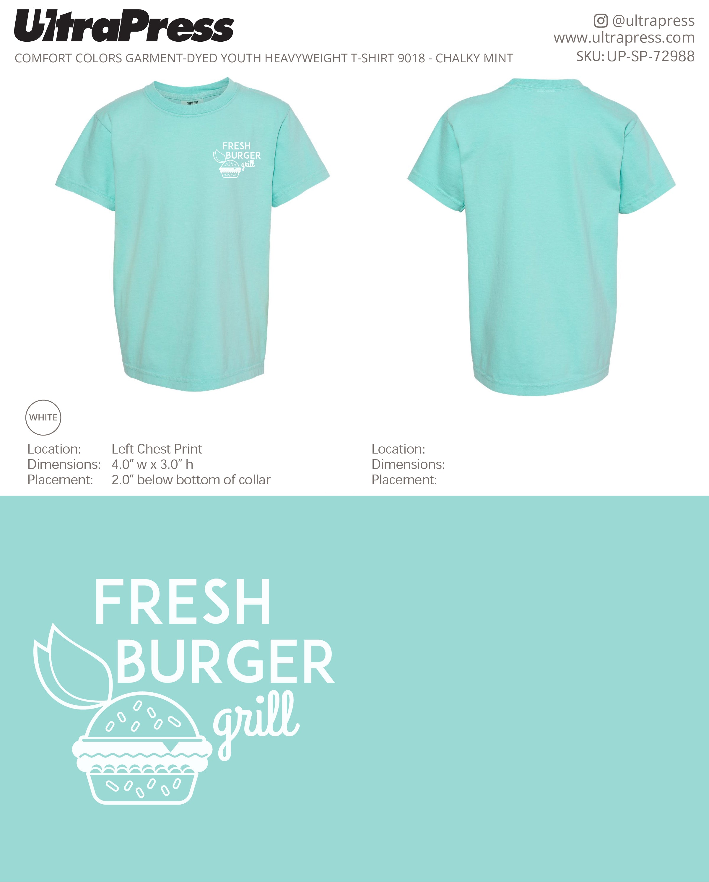 UP-SP-72988 Fresh Burger Grill YOUTH - Tanya (Bulk)