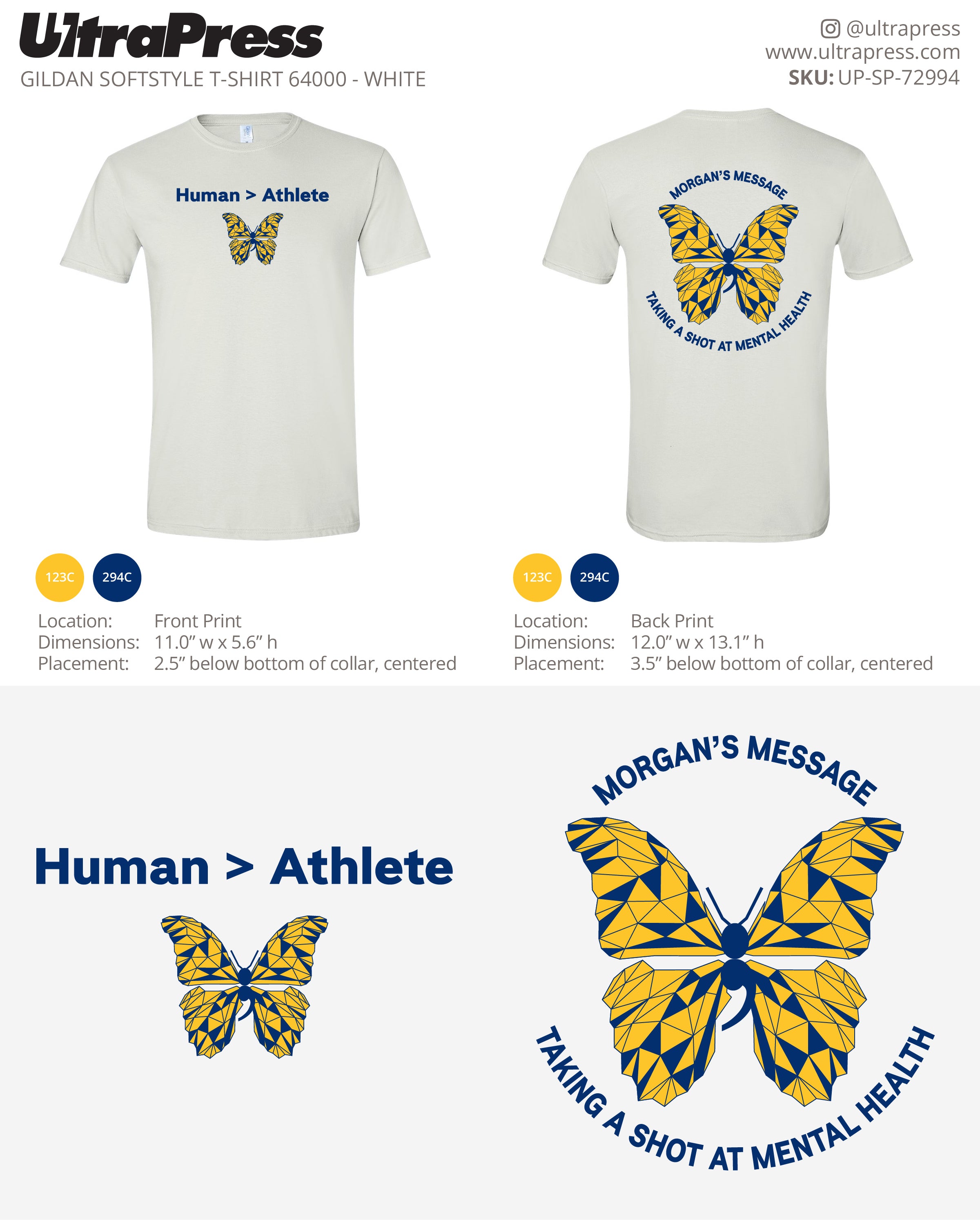 UP-SP-72994 Human > Athlete Morgan's Message - Alexandra Heishman 50 Pieces Package (Bulk)