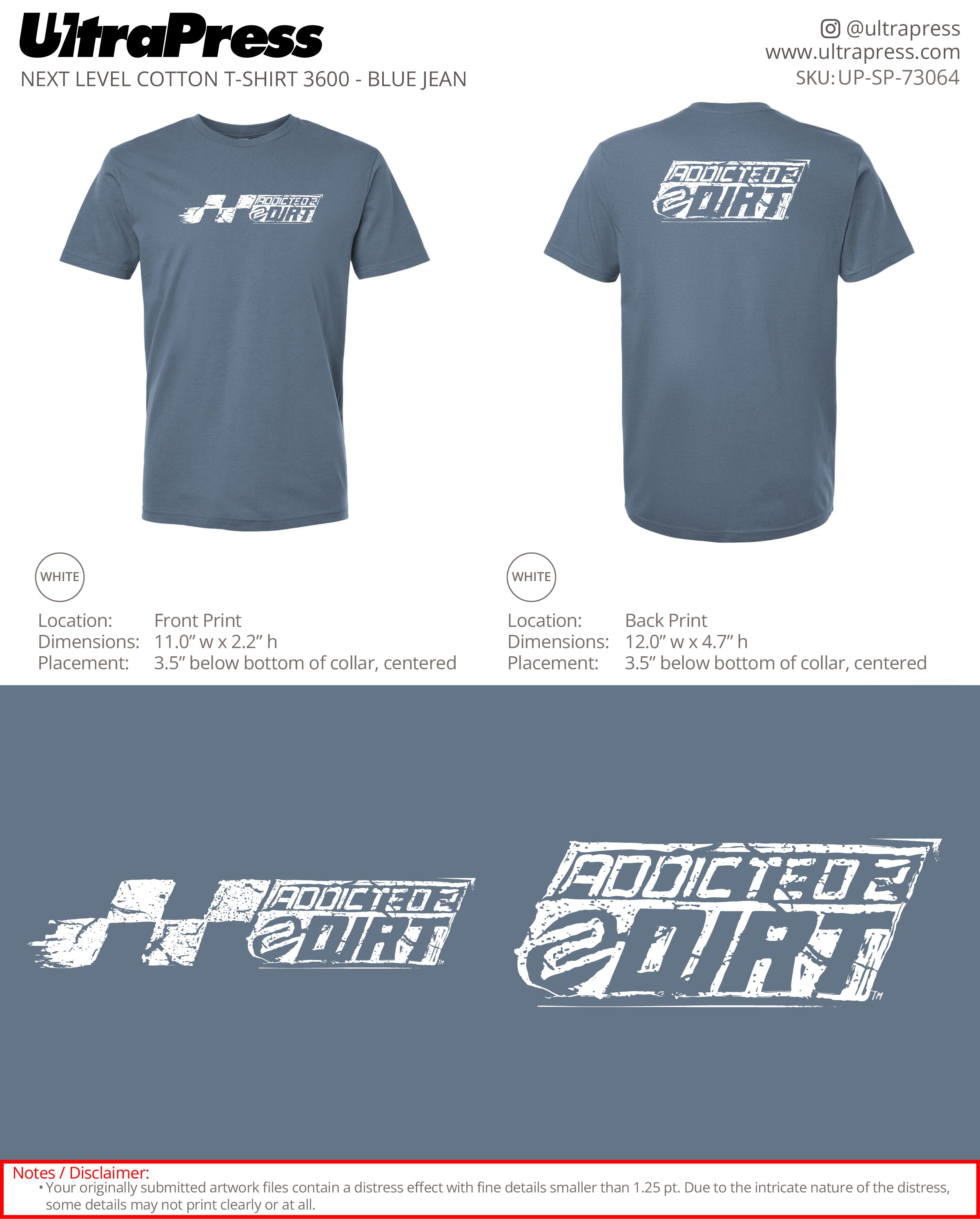 UP-SP-73064 Addicted 2 Dirt - Mike Wilson - 100 Min Qty (Bulk)