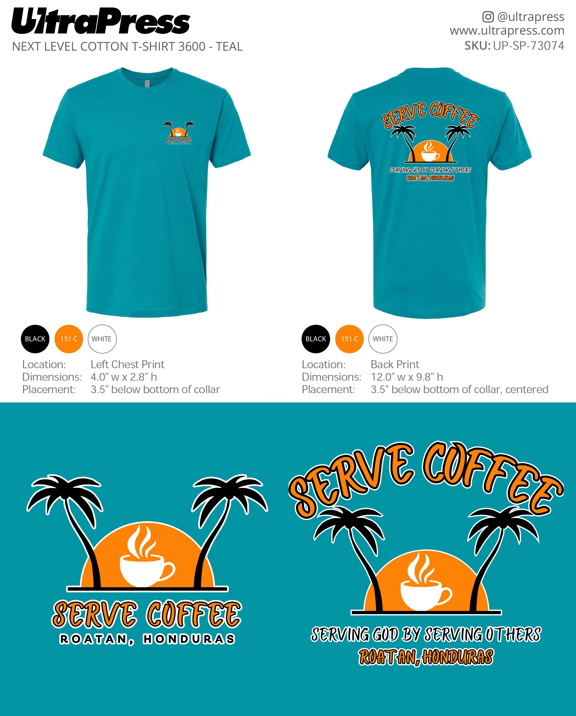 UP-SP-73074 Serve Coffee - Glory Gooding 100 Min Qty (Bulk)