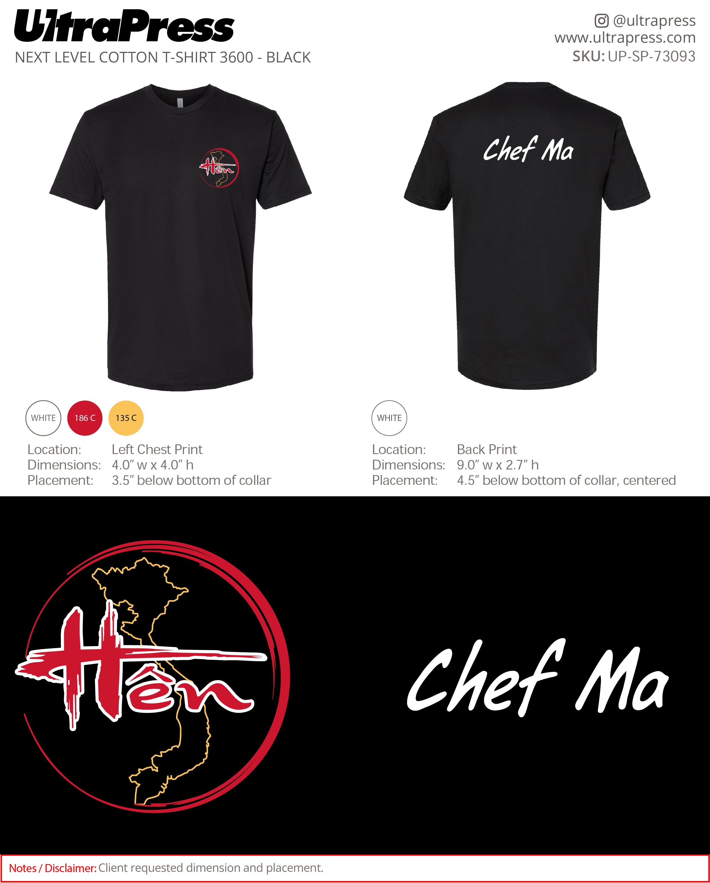 UP-SP-73093 Chef Ma - Andrew Ma 100 Pieces Package (Bulk)