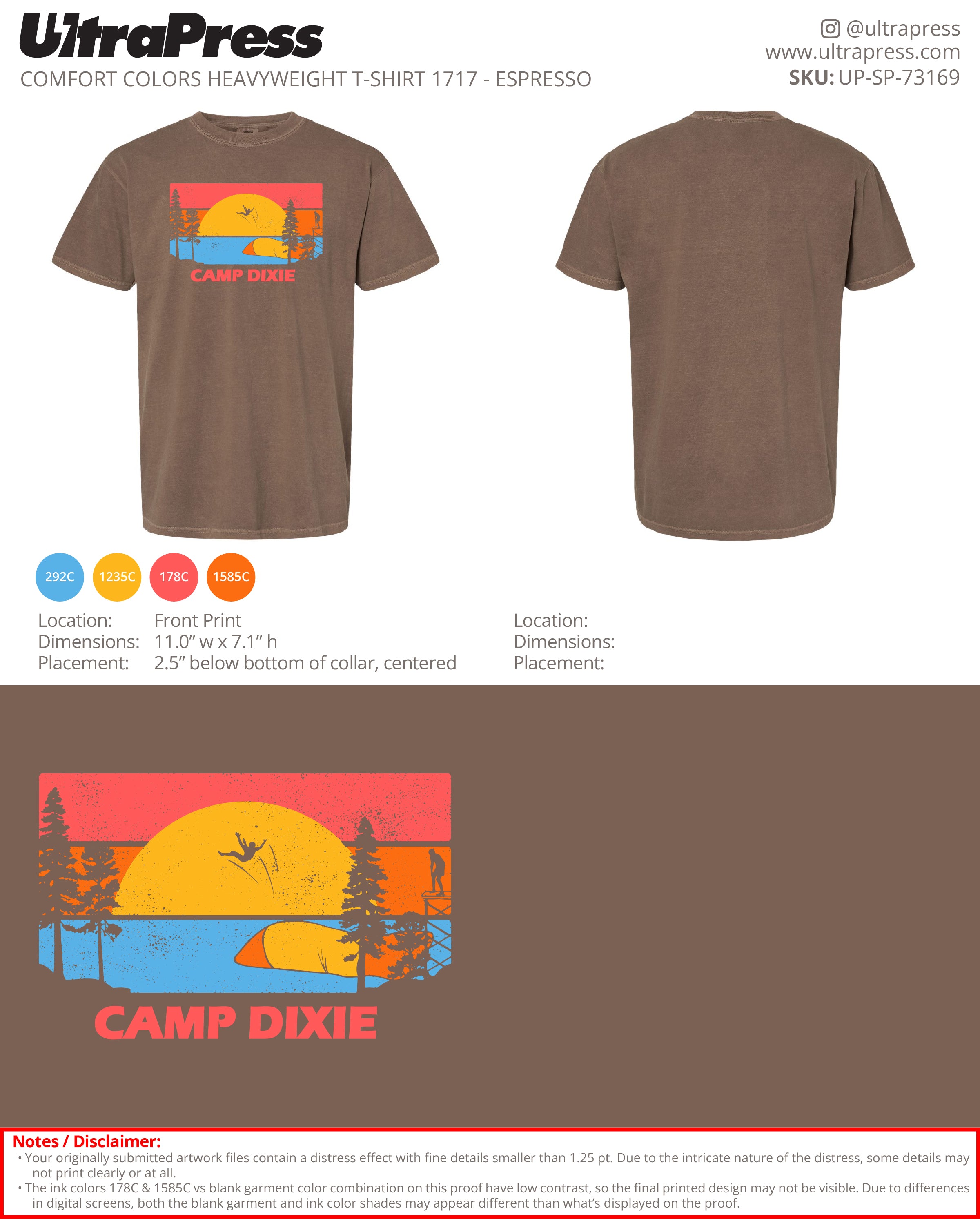 UP-SP-73169 Camp Dixie Lake - Joe Brown 100 Pieces Package (Bulk)