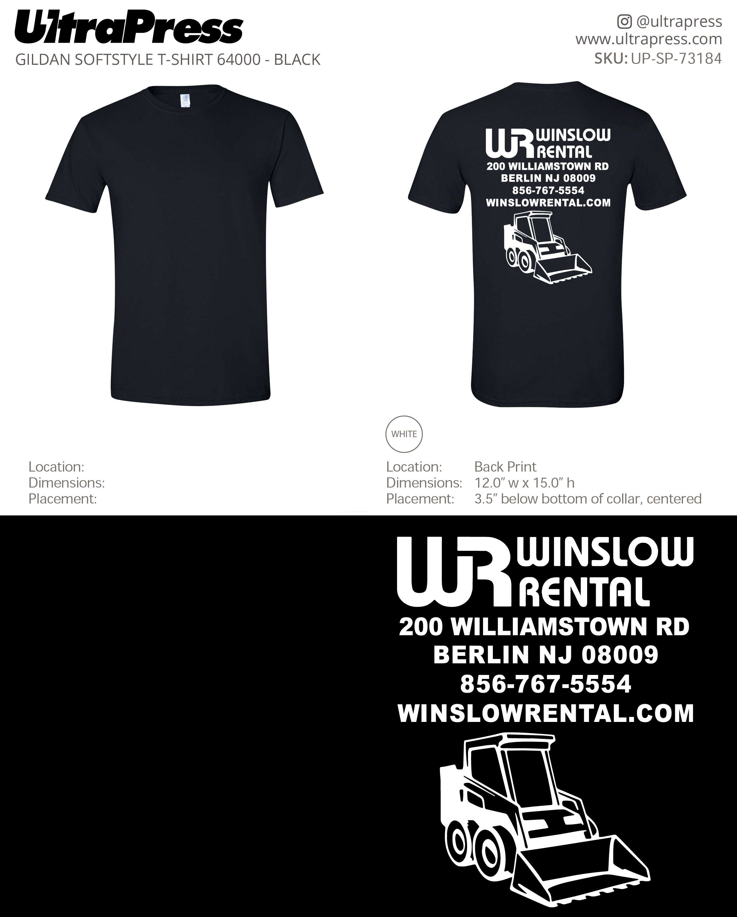 UP-SP-73184 Winslow Rental - Tom Dixon 100 Min Qty (Bulk)