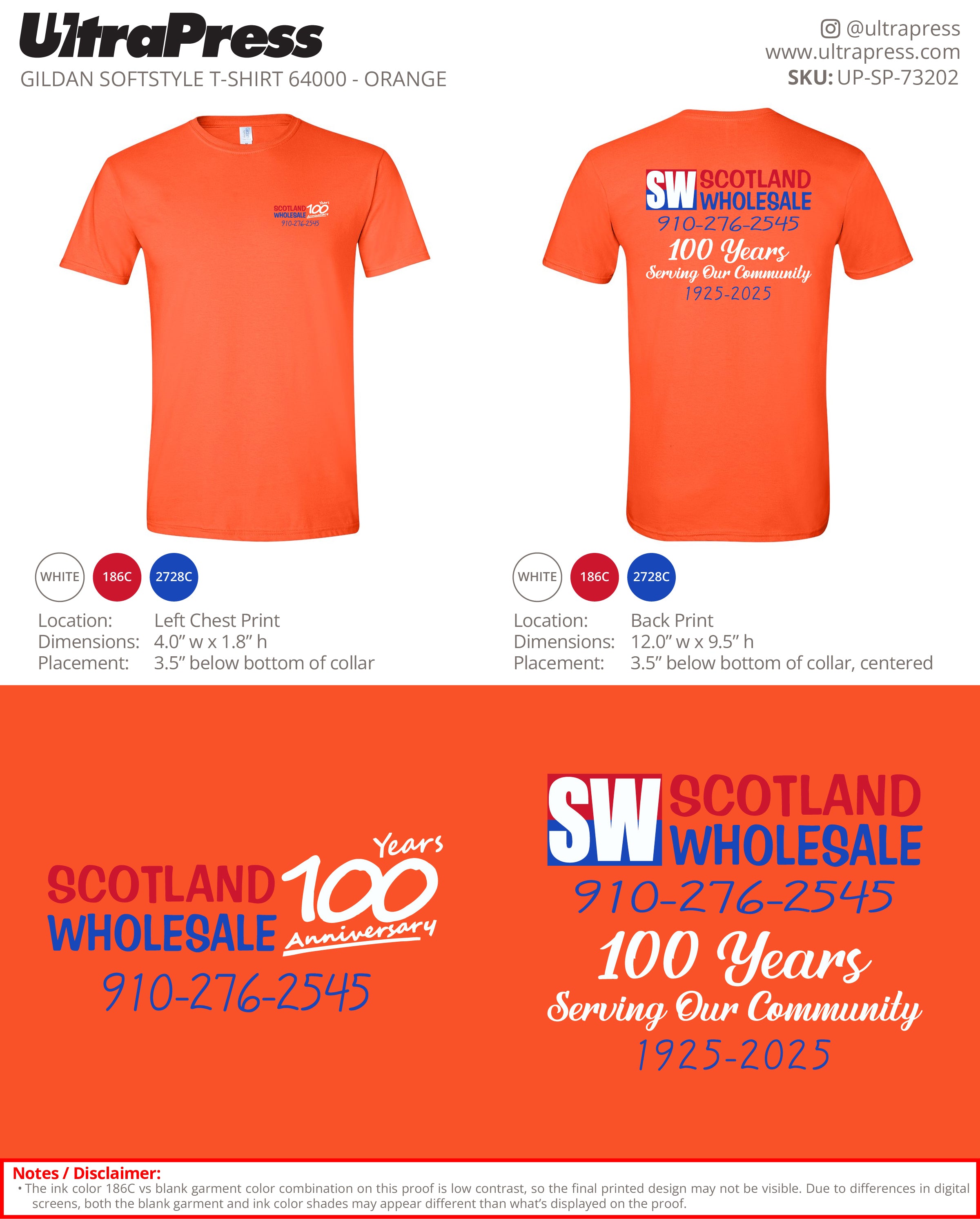 UP-SP-73202 Scotland Wholesale - Luke 100 Pieces Package (Bulk)