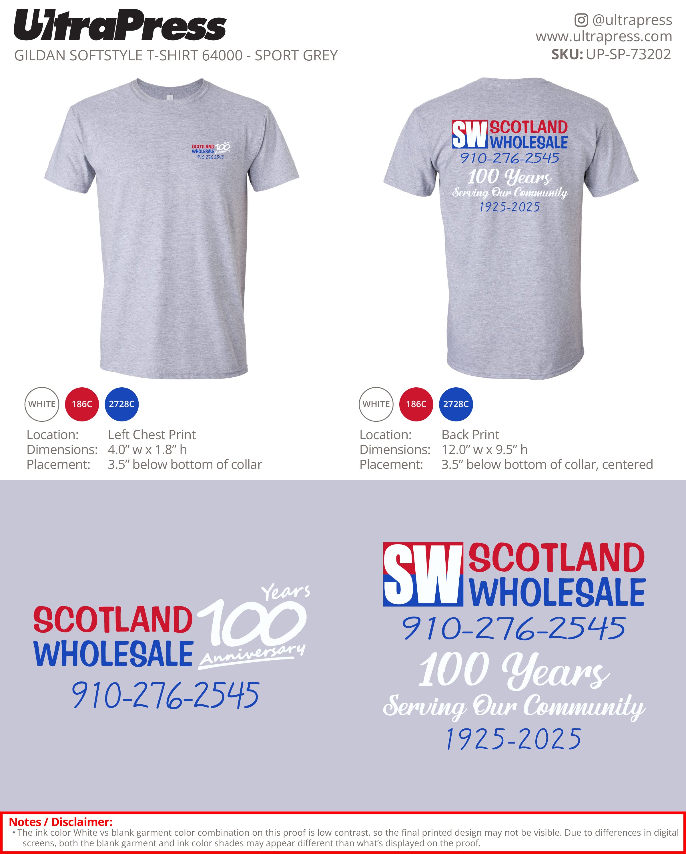 UP-SP-73202 Scotland Wholesale - Luke 100 Pieces Package (Bulk)