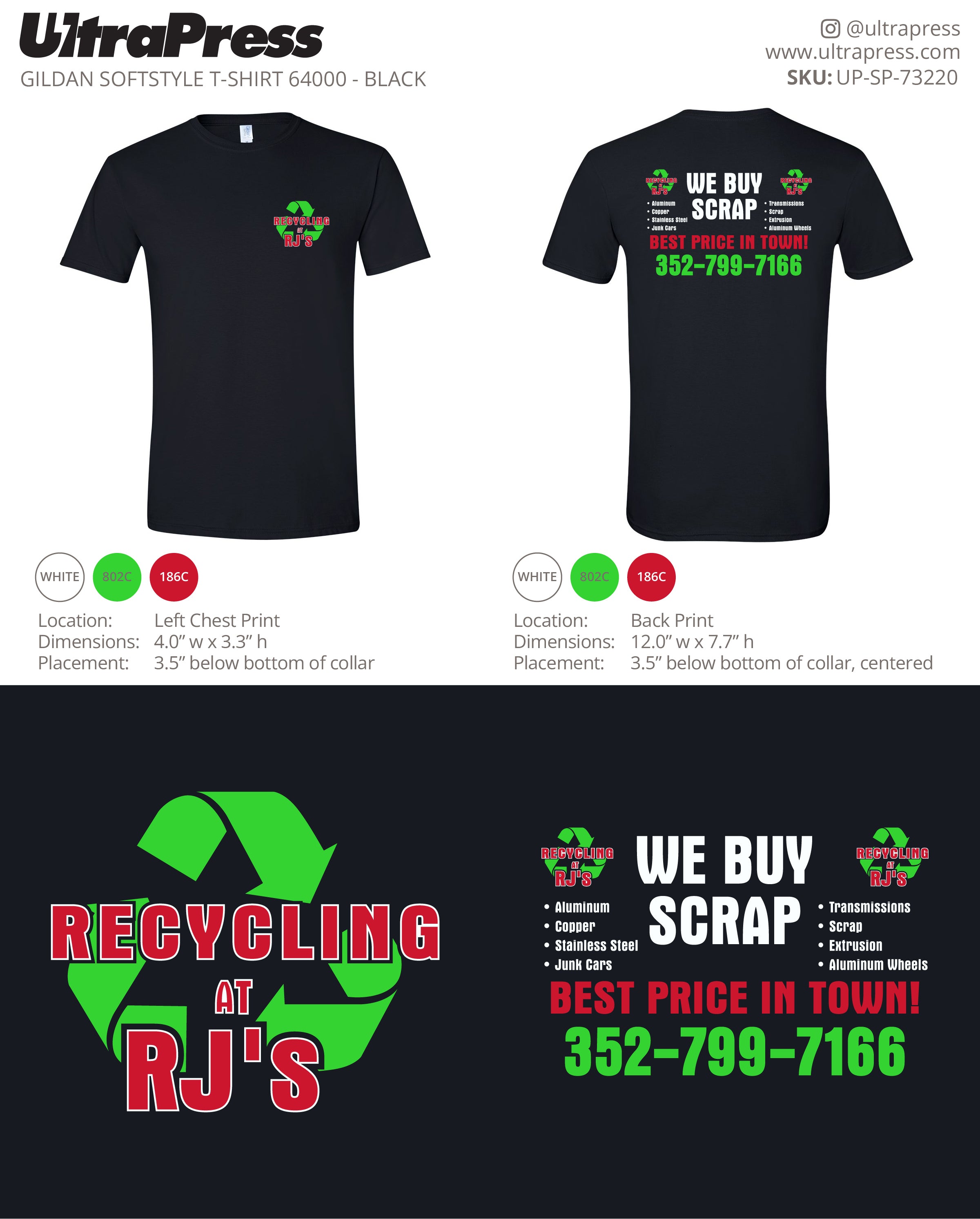 UP-SP-73220 Recyling at RJ's (ADULT) - Ashley 100 Pieces Package (Bulk)