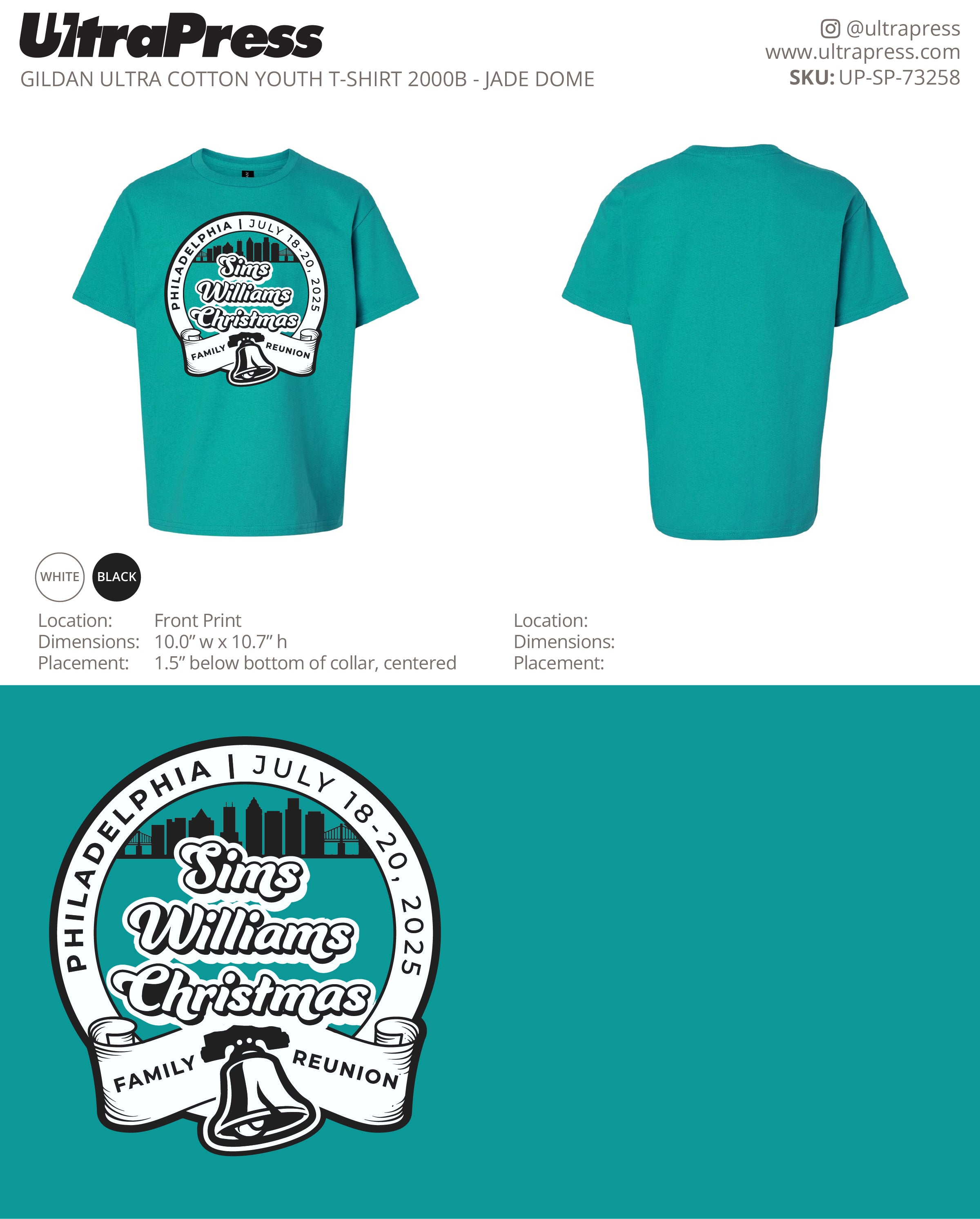 UP-SP-73258 Sims Williams Christmas - Leslie Lucret 100 Pieces Package (Bulk)