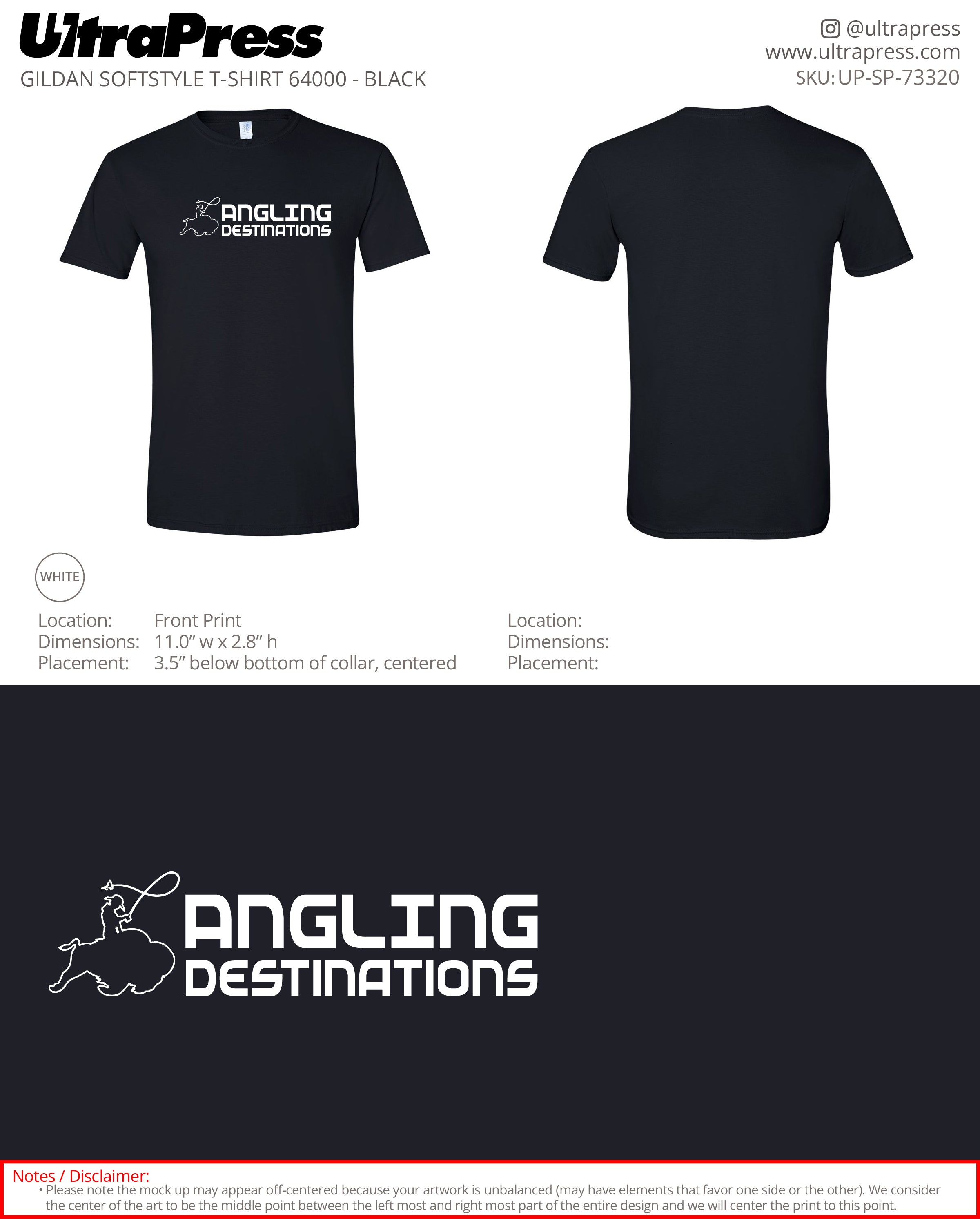 UP-SP-73320 Angling Destinations - Cole Burnham 100 Min Qty (Bulk)