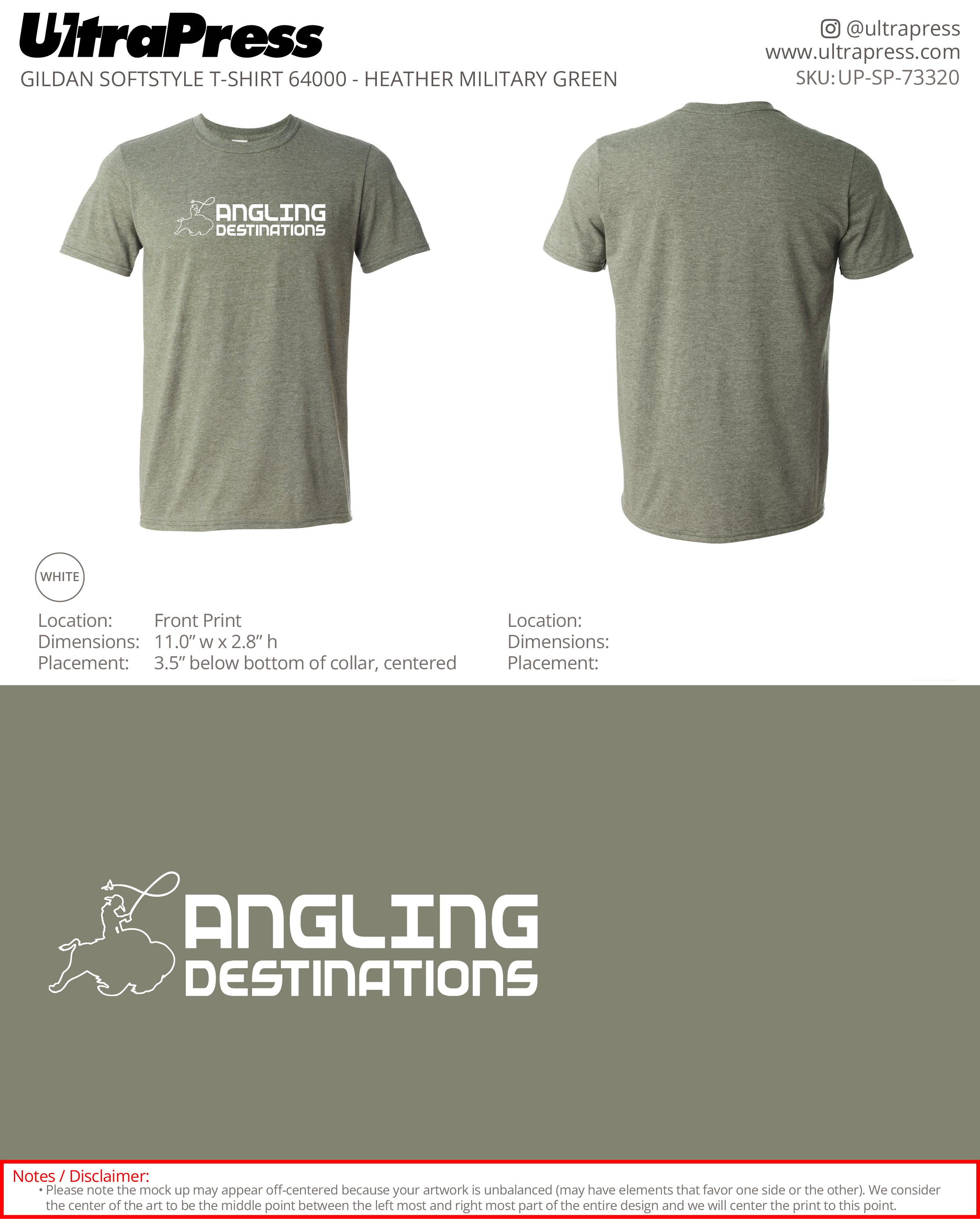 UP-SP-73320 Angling Destinations - Cole Burnham 100 Min Qty (Bulk)