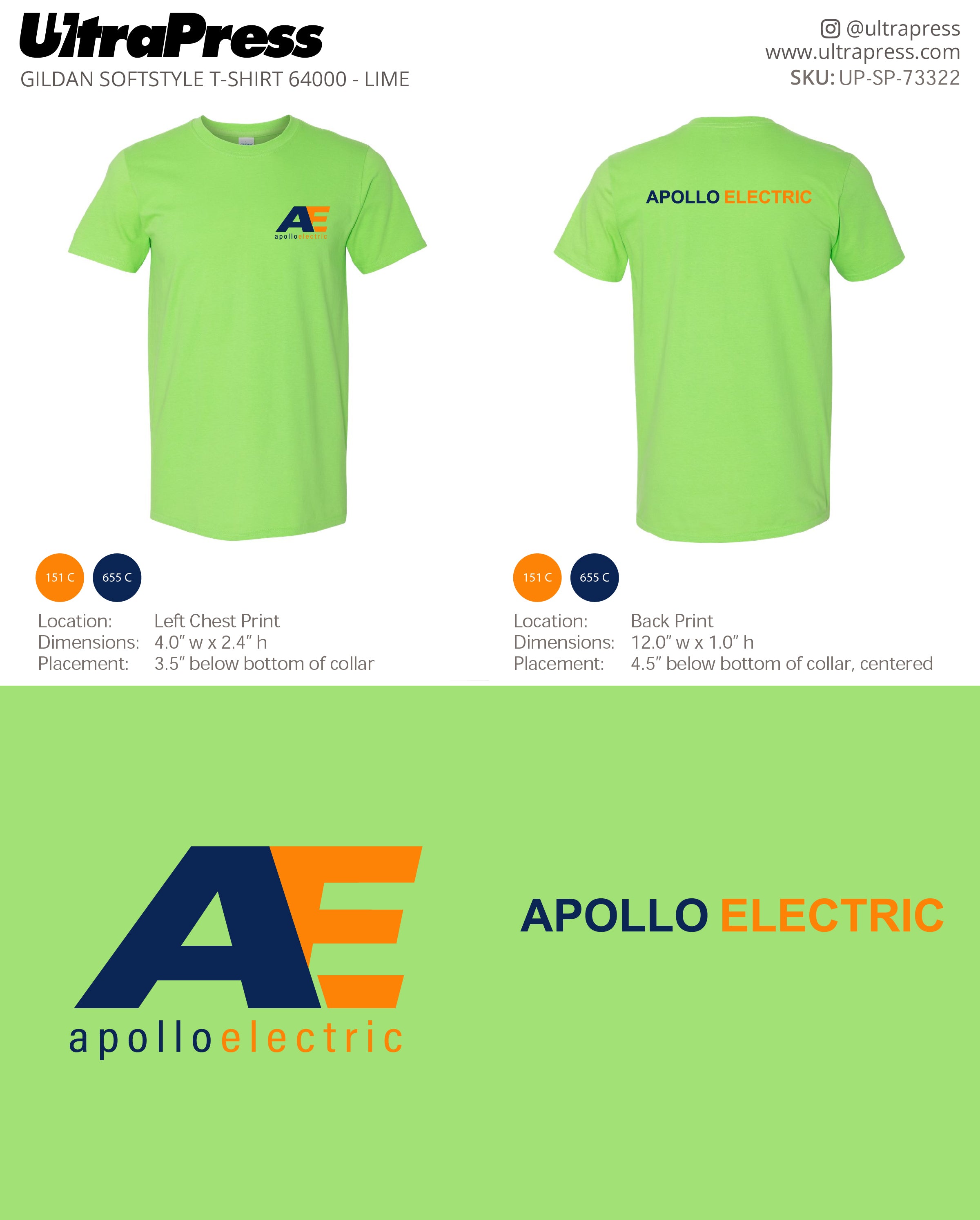 UP-SP-73322 Apollo Electric - Karolina Kowalska 100 Min Qty (Bulk)