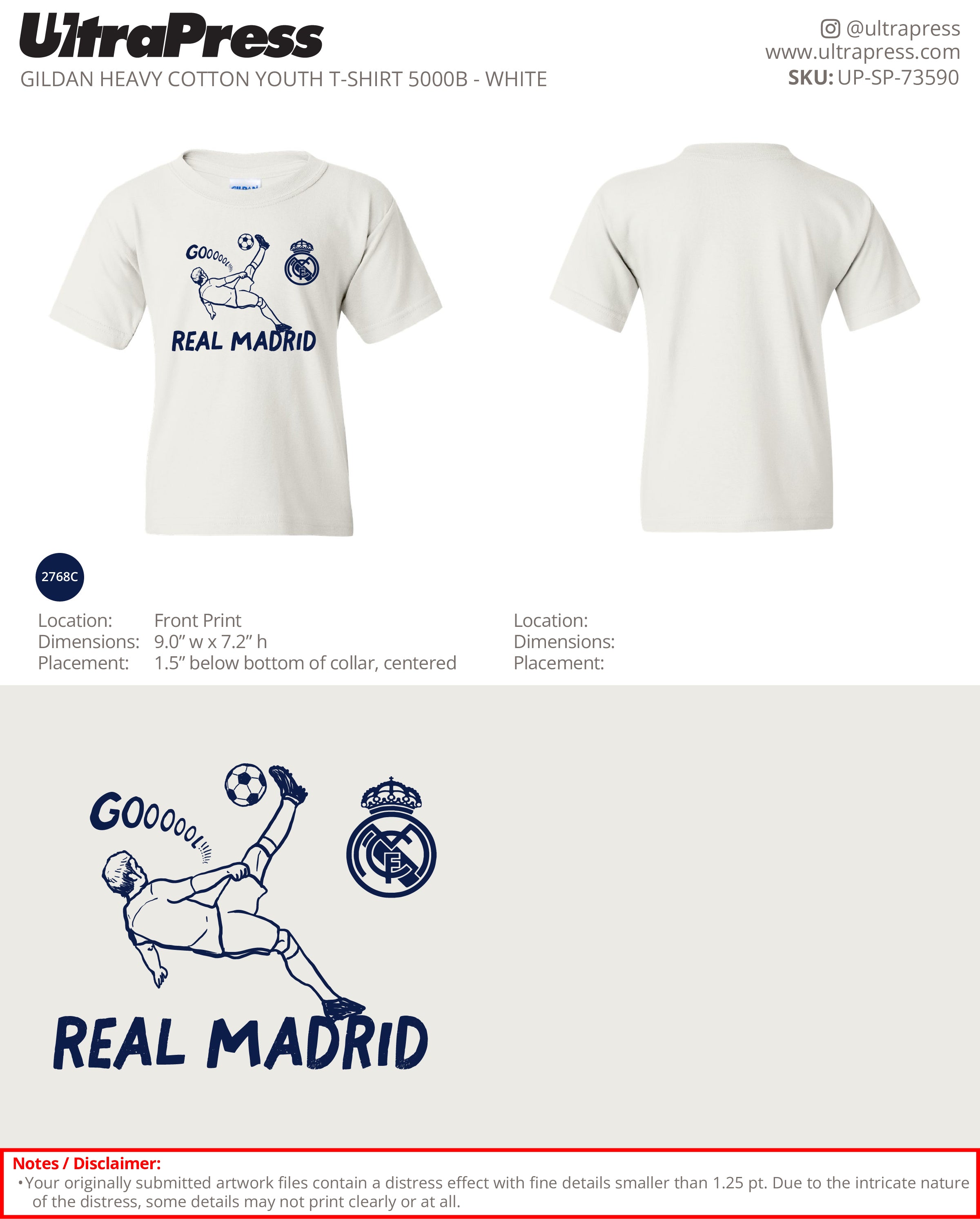 UP-SP-73590 Real Madrid - Miguel Lacayo 100 Pieces Package (Bulk)