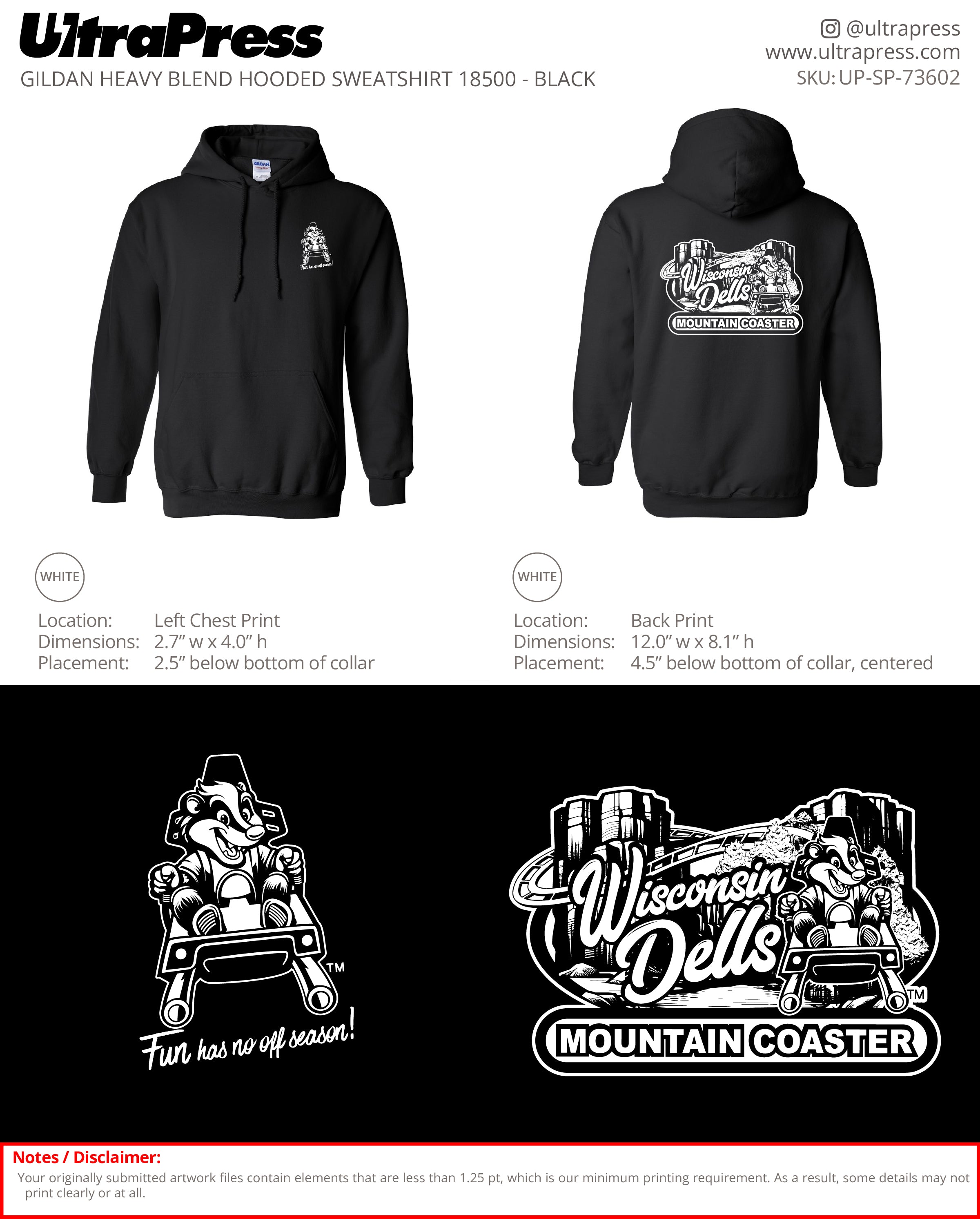 UP-SP-73602 Mountain Coaster - Jessica Wedel 50 Pieces Package (Bulk)