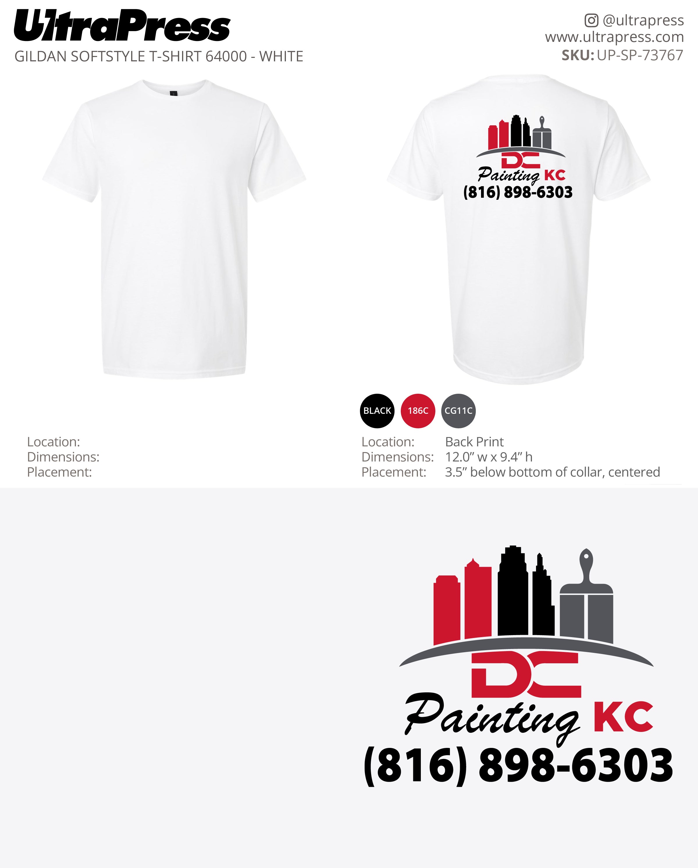 UP-SP-73767 DC Painting KC - David Creighton 100 Min Qty (Bulk)