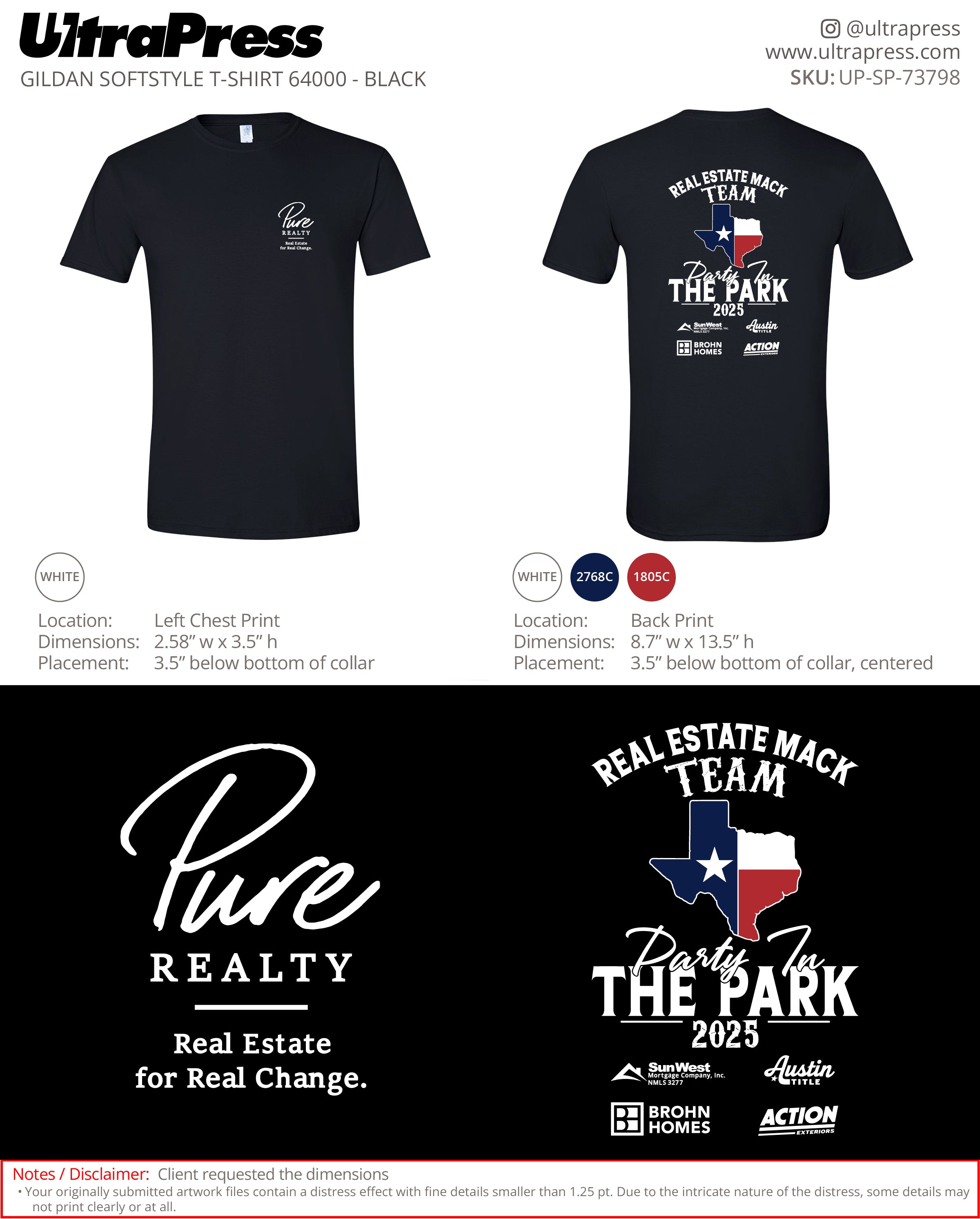 UP-SP-73798 Pure Realty - Sherry Hampton 100 Pieces Package (Bulk)