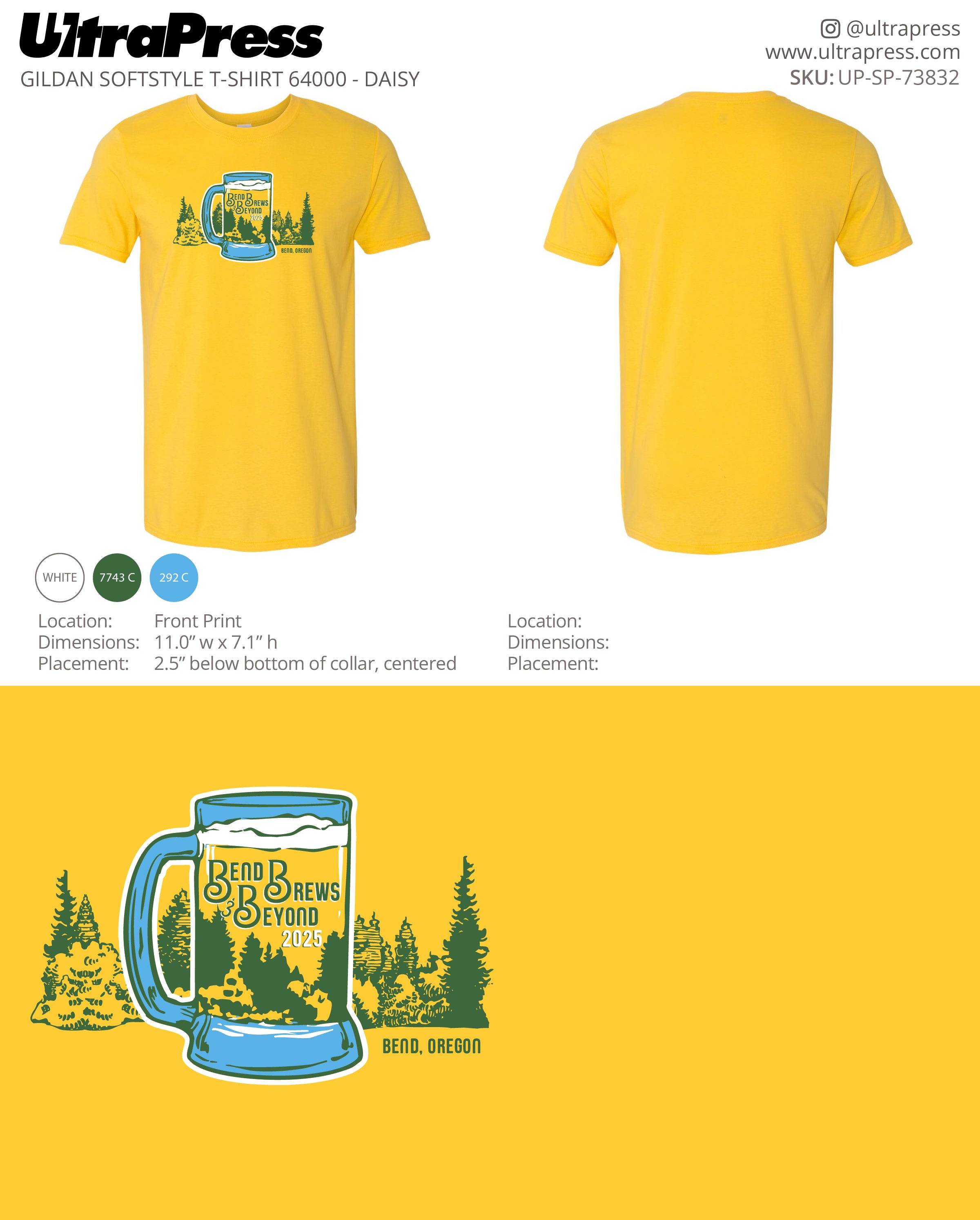 UP-SP-73832 Bend Brews Beyond 2025 - Brian Yaeger 100 Pieces Package (Bulk)