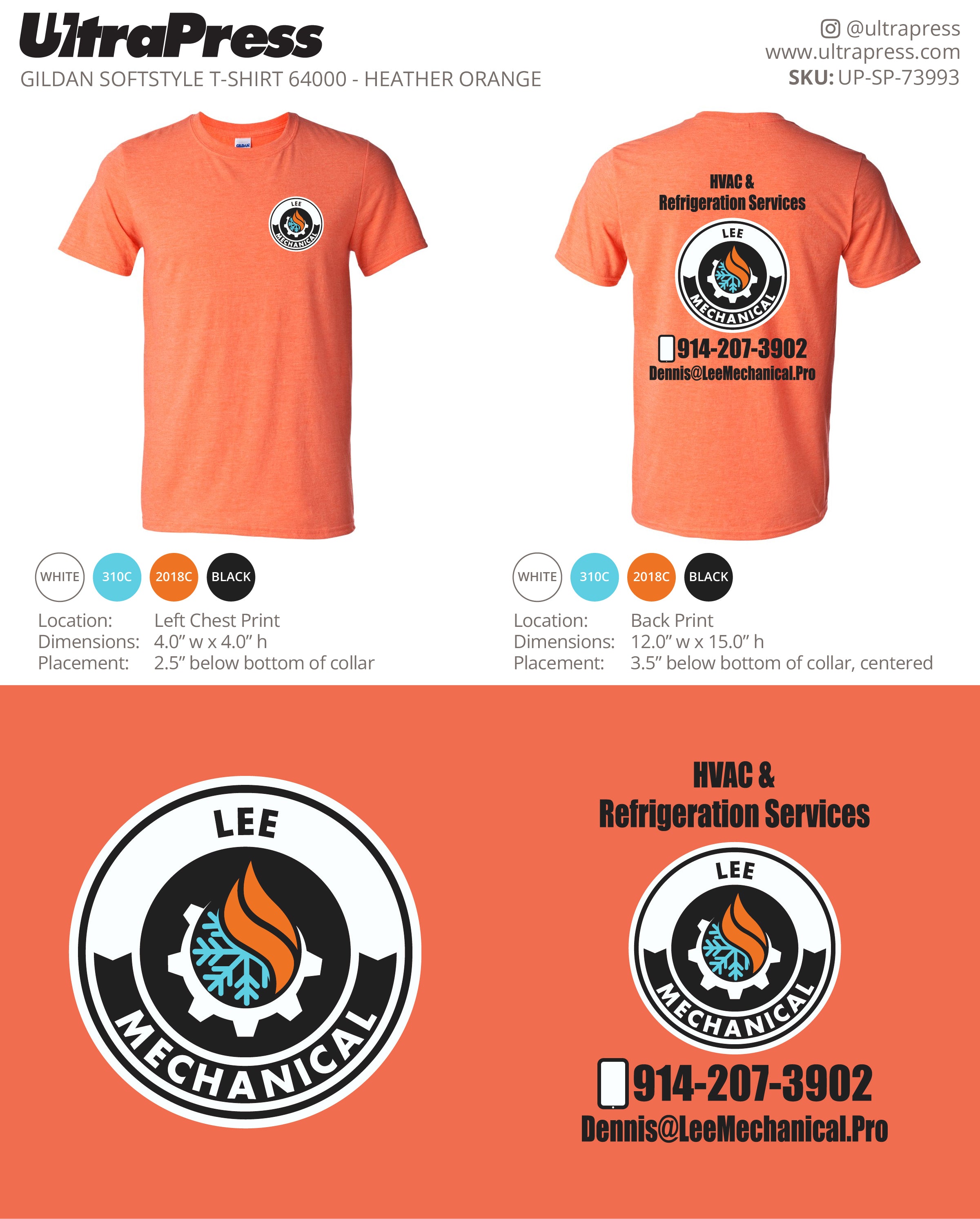 UP-SP-73993 Lee Mechanical - Dennis 100 Min Qty (Bulk)