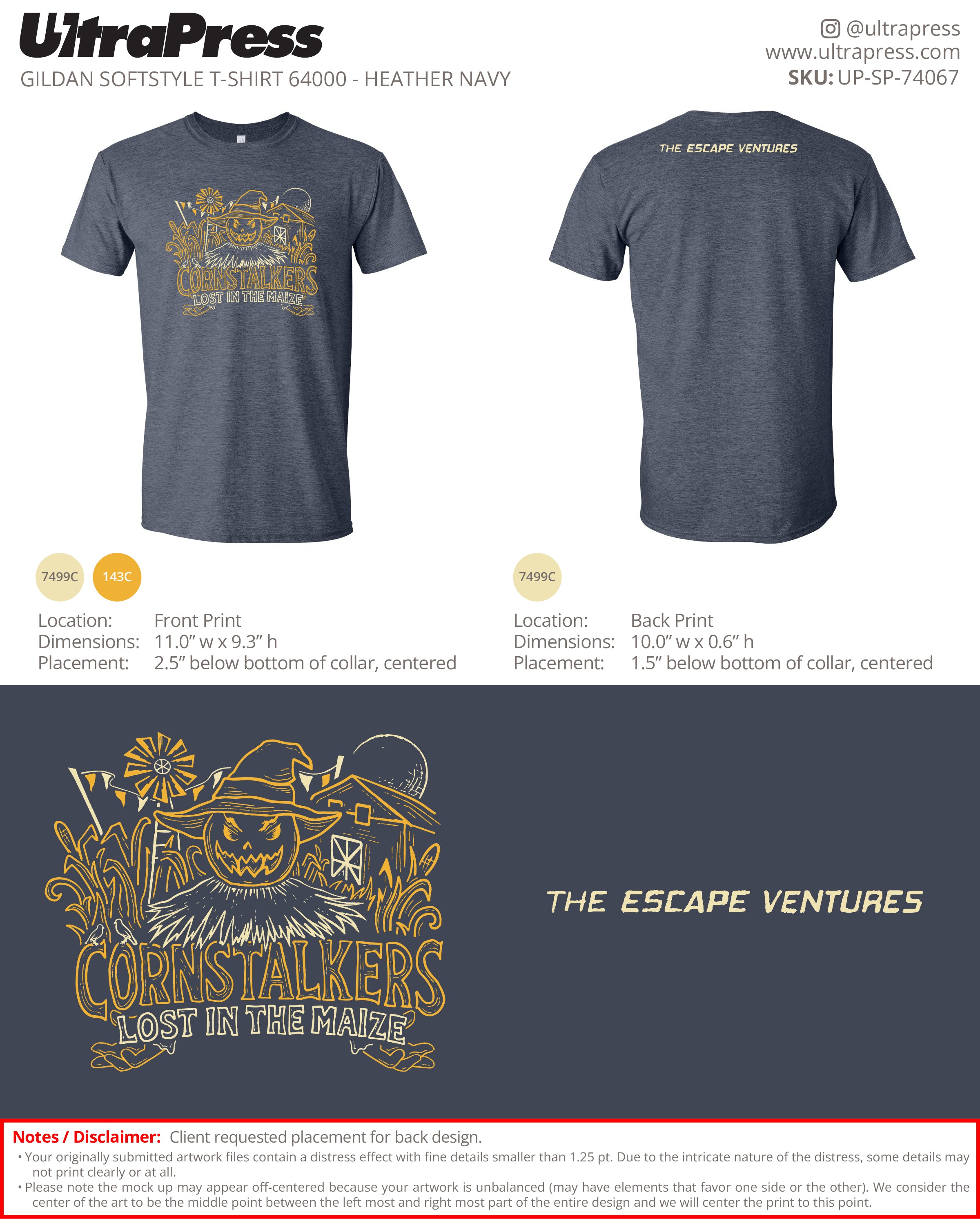 UP-SP-74067 Cornstalkers Lost In The Maize - Curtis Ratliff 100 Min Qty (Bulk)