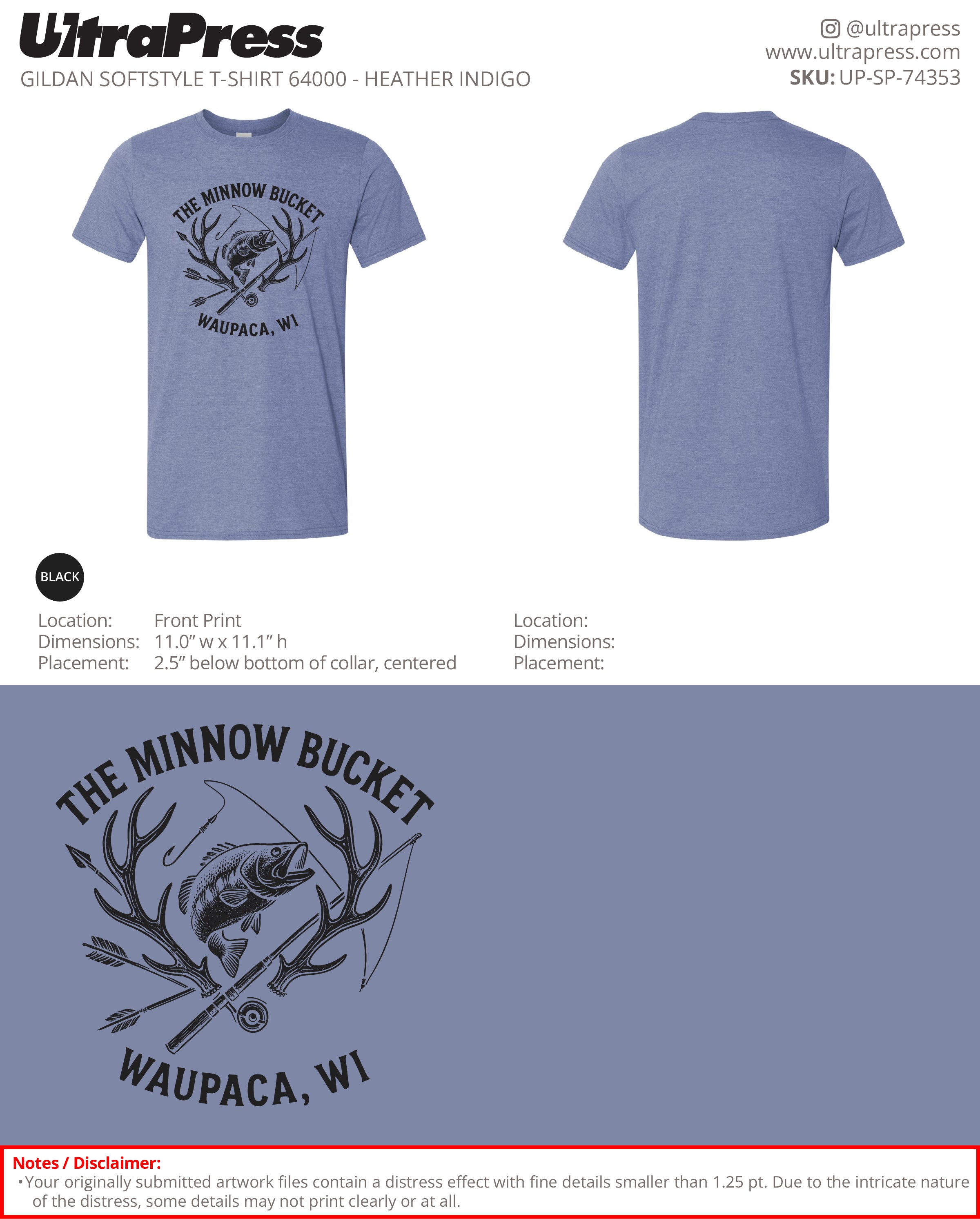 UP-SP-74353 The Minnow Bucket - Lisa Minton 100 Min Qty (Bulk)