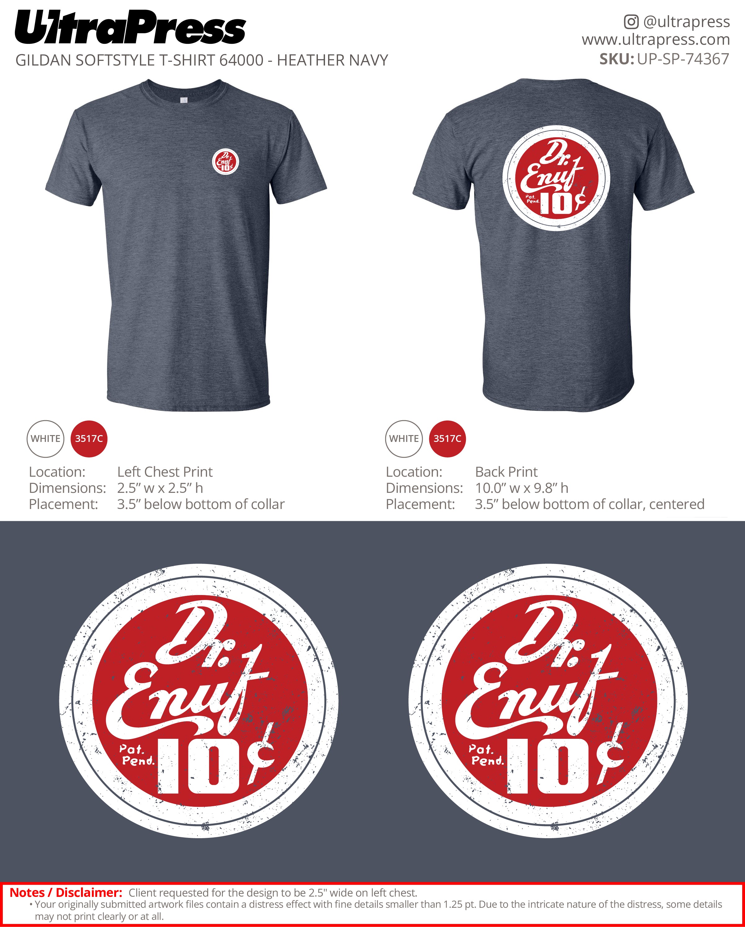 UP-SP-74367 Dr. Enuf - Joe Humston 100 Min Qty (Bulk)