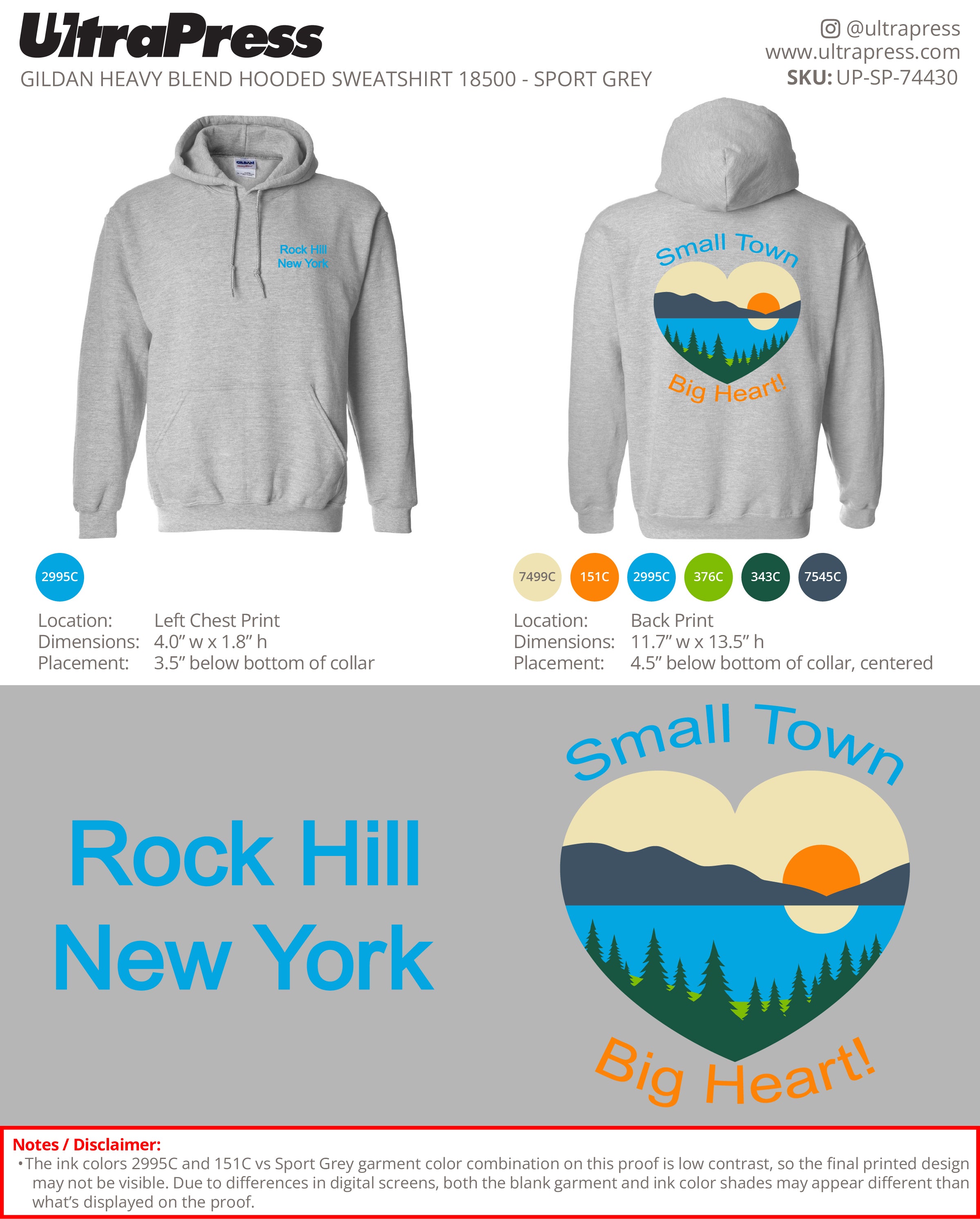 UP-SP-74430 Small Town Big Heart! - Joe Giangiacomo 72 Min Qty (Bulk)