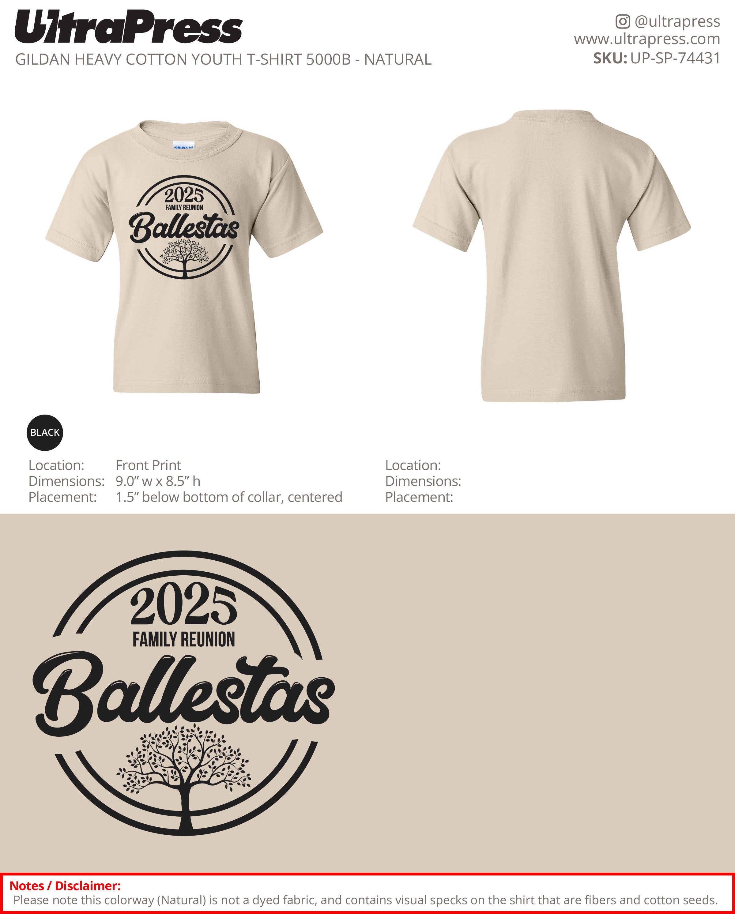 UP-SP-74431 Ballestas Reunion - Peggy Ferreri 100 Min Qty (Bulk)