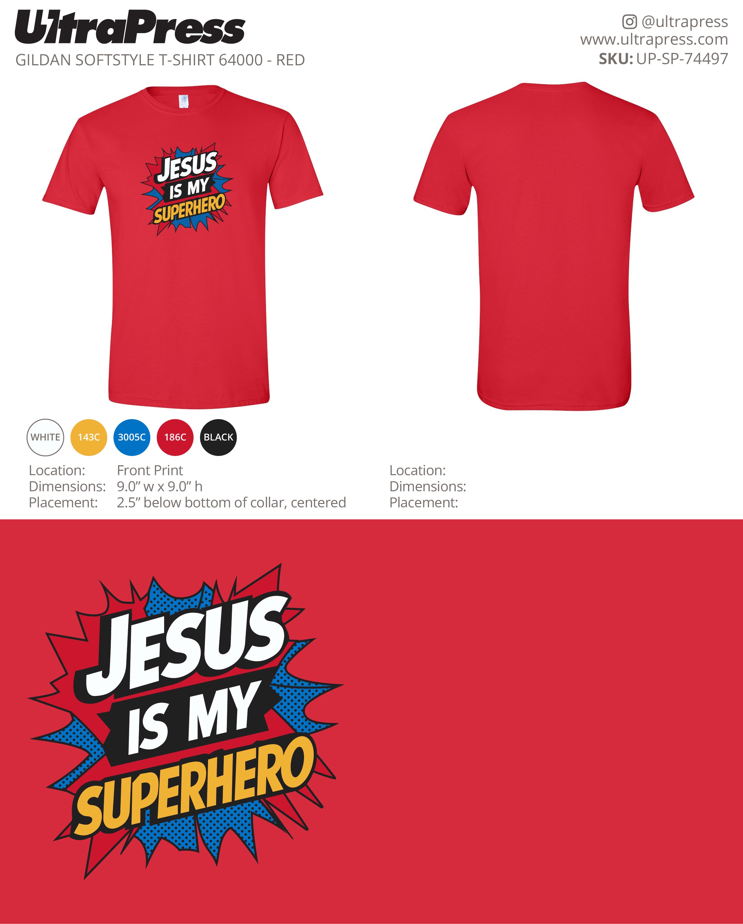 UP-SP-74497 Jesus is My Superhero - Mike Diapena 72 Min Qty (Bulk)