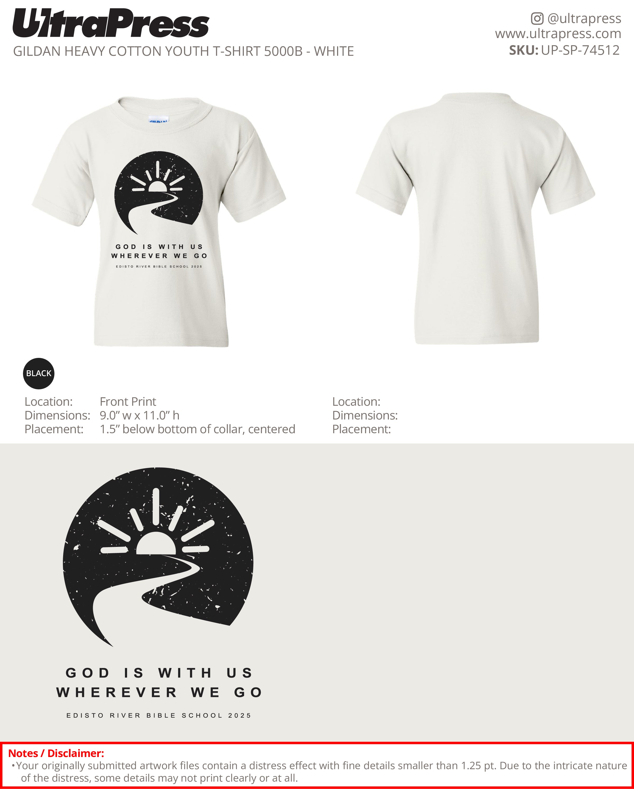 UP-SP-74512 River VBS - Awena Hurst 100 Min Qty (Bulk)