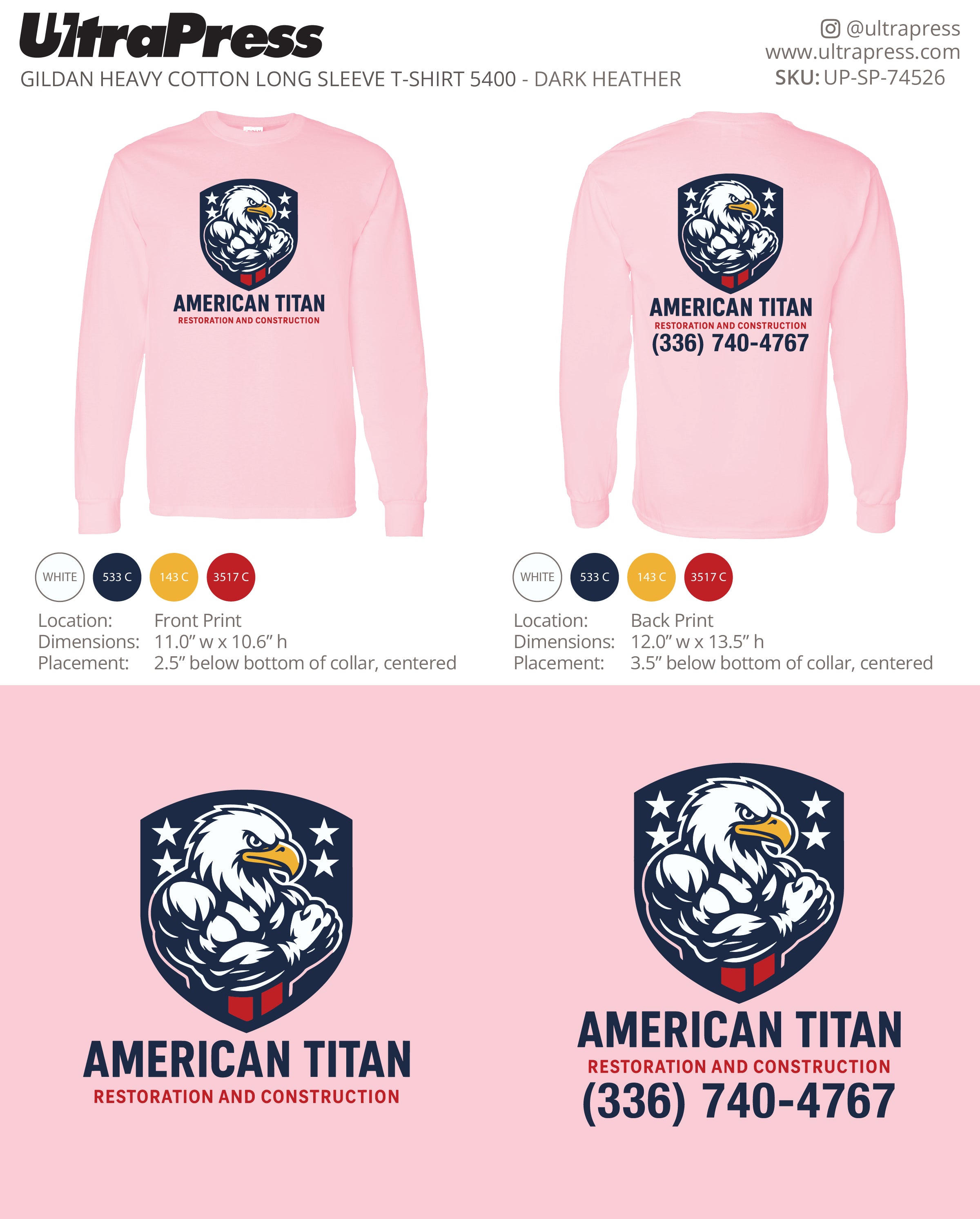 UP-SP-74526 American Titan - Victor Campos 72 Min Qty (Bulk)