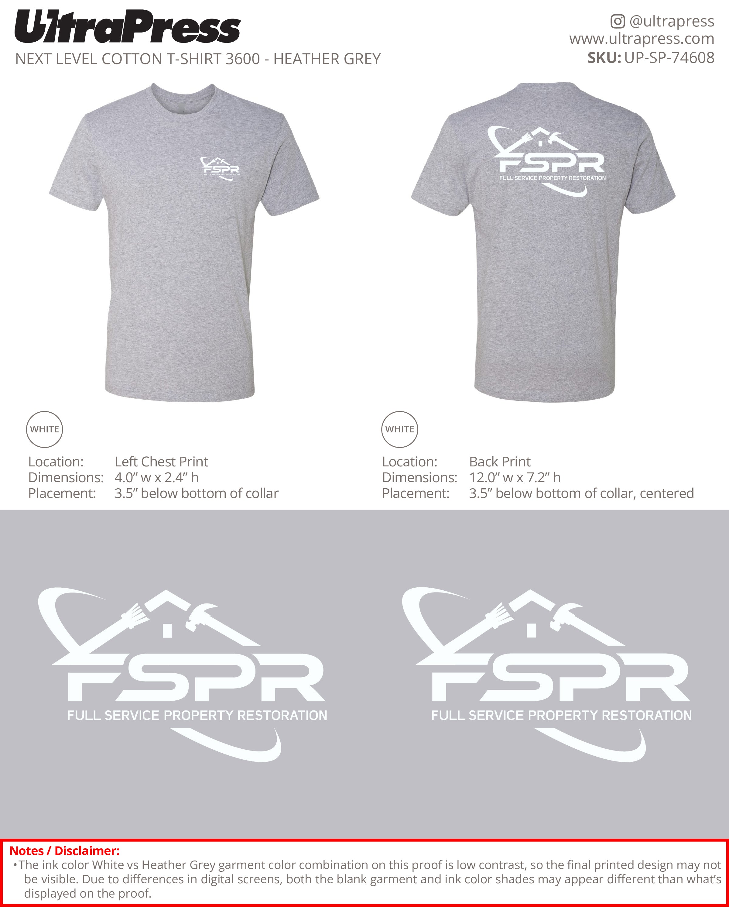 UP-SP-74608 Full Service Property Restoration - Erik Ballester 100 Min Qty (Bulk)