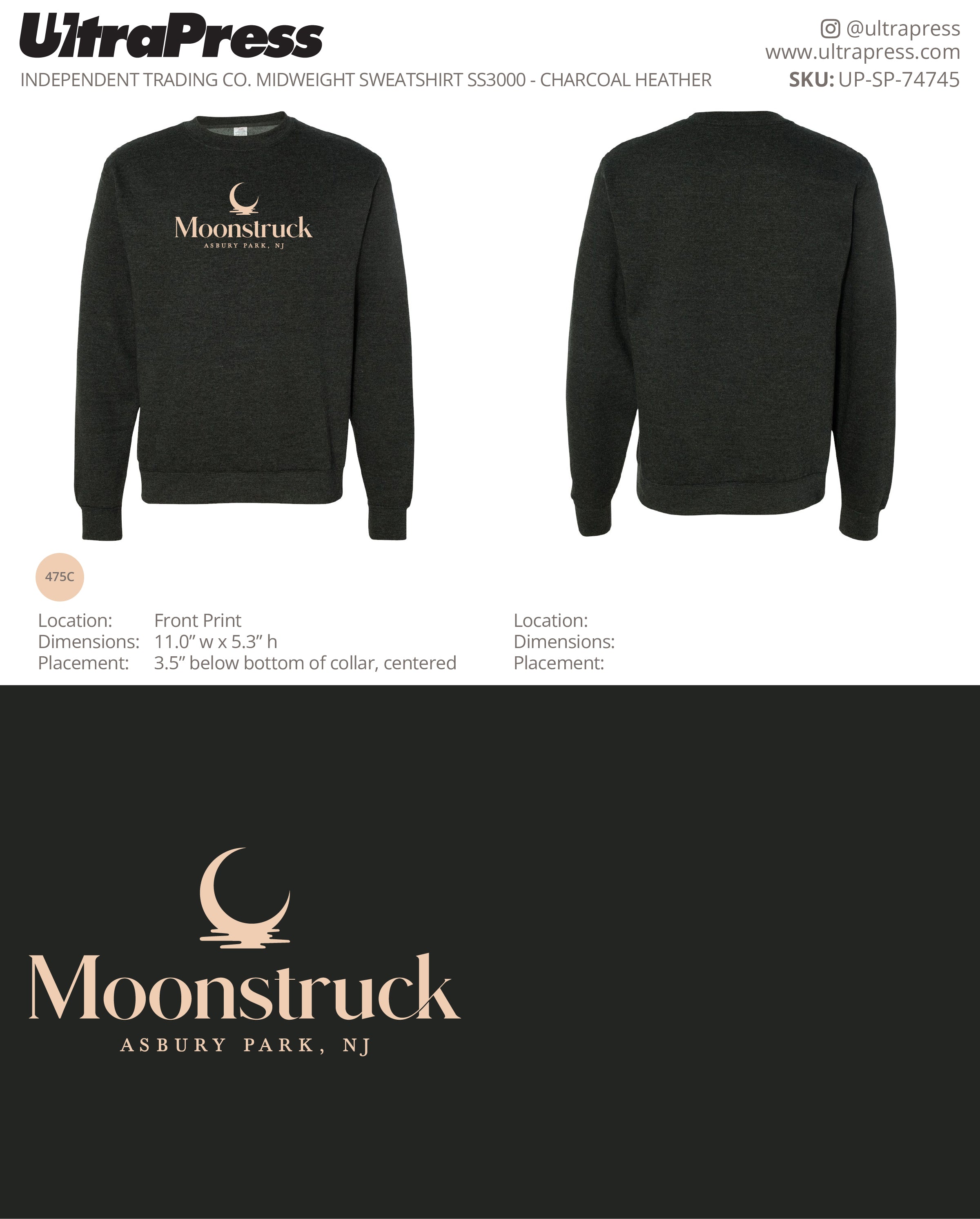 UP-SP-74745 Moonstruck Restaurant Tees and Sweaters - Vincent Costa 72 Min Qty (Bulk)