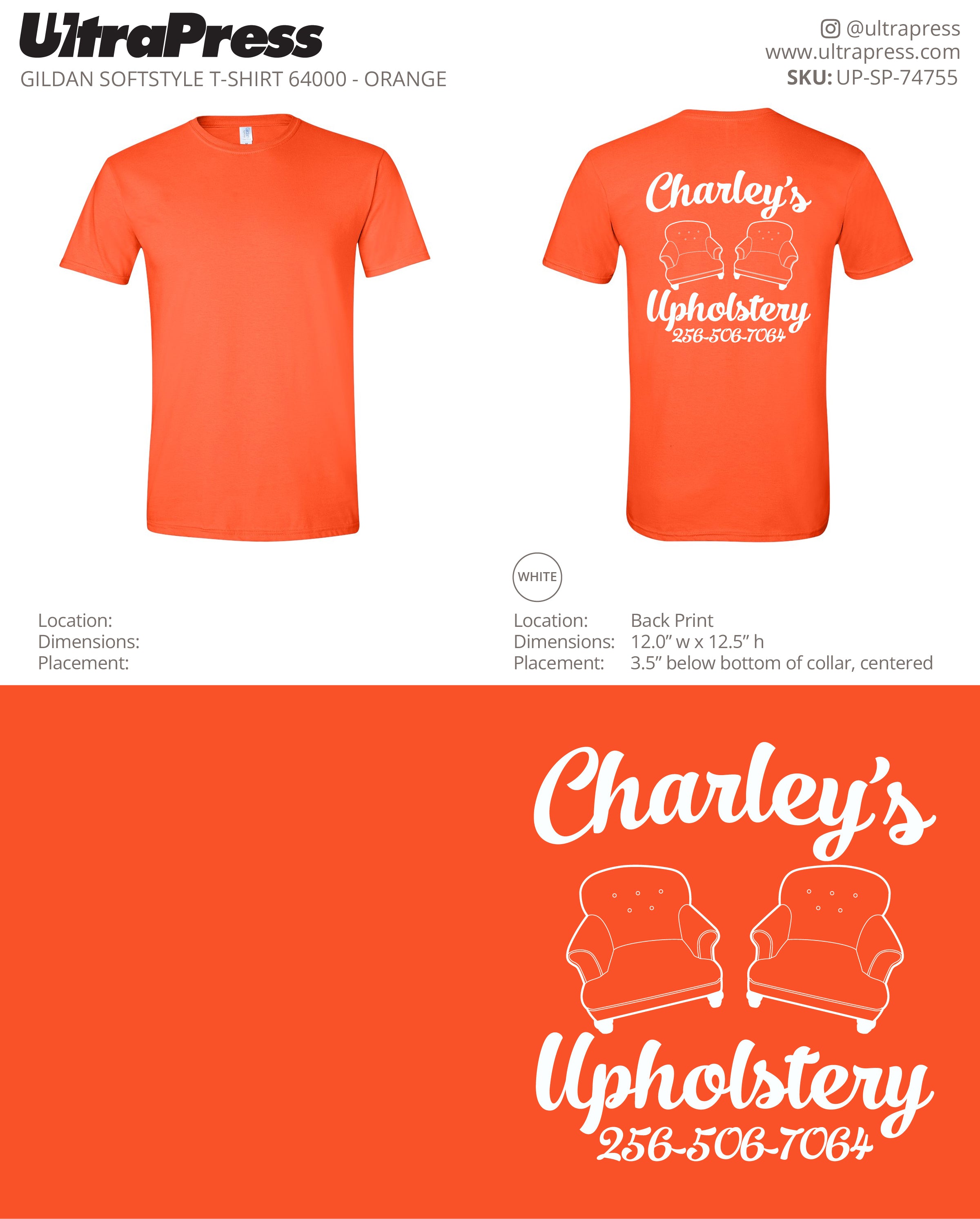 UP-SP-74755 Charley's Upholstery - Charley Shoe 100 Min Qty (Bulk)