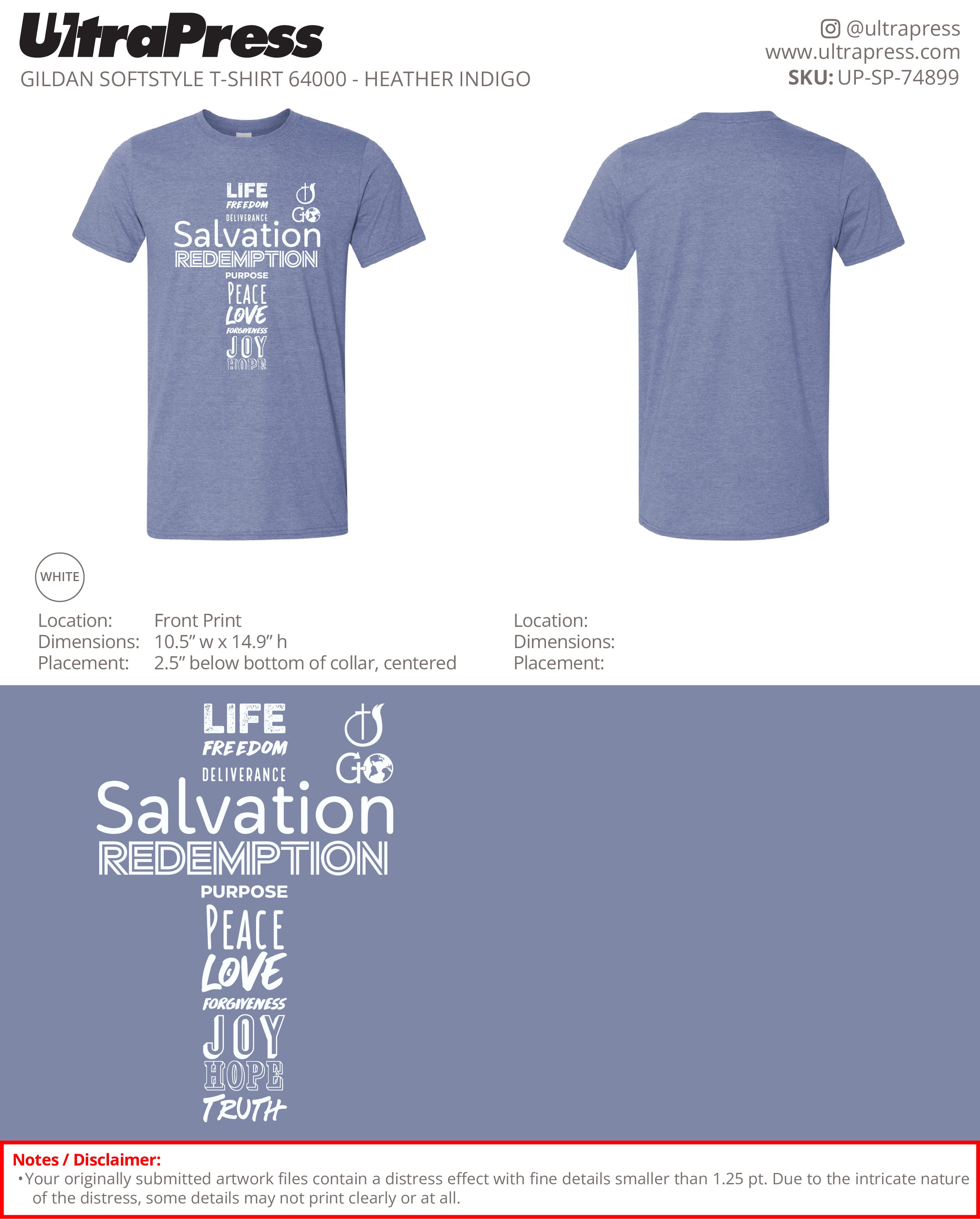 UP-SP-74899 GO Cross Shirt 2025 - Jason Riffe 100 Min Qty (Bulk)