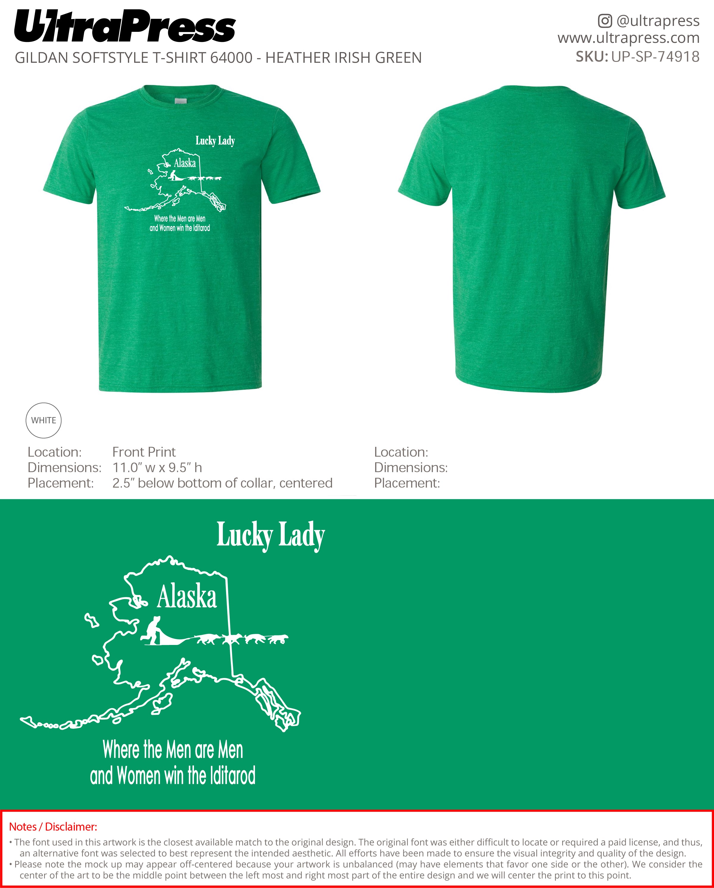 UP-SP-74918 Lucky Lady - Jacob Haas 50 Pieces Package (Bulk)