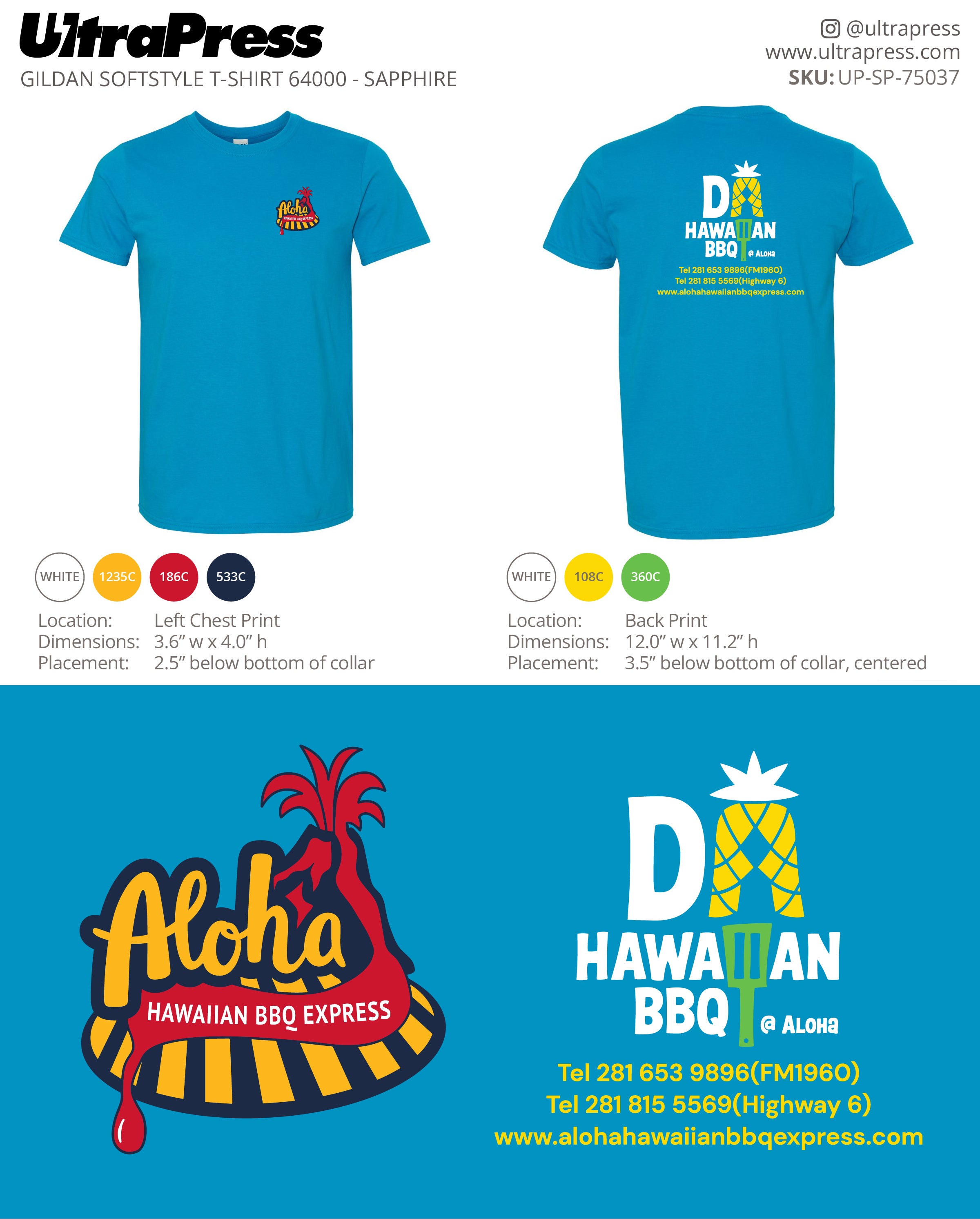 UP-SP-75037 Hawaiian BBQ Express - Jason Chen 100 Pieces Package (Bulk)