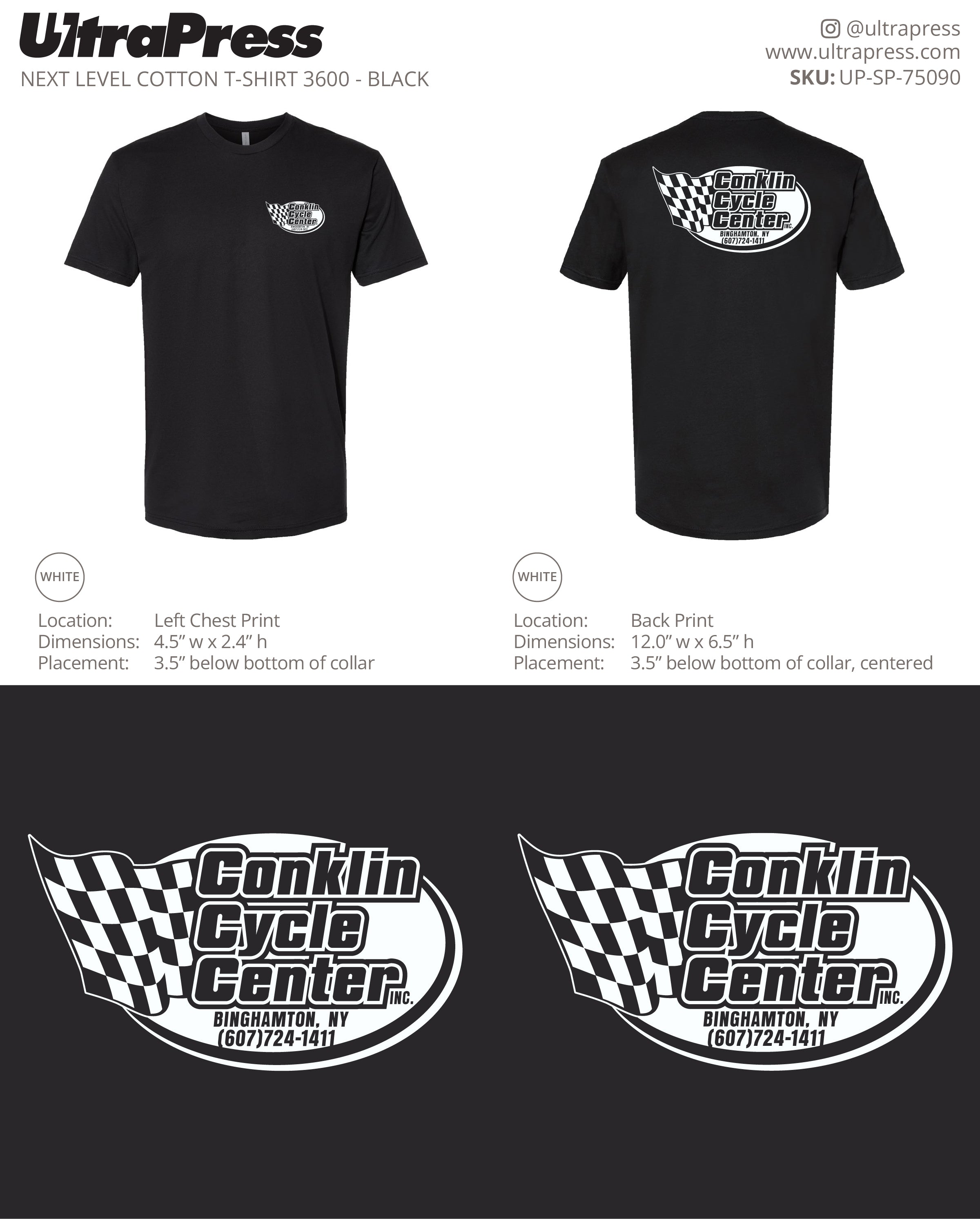 UP-SP-75090 Conklin Cycle Center - Mario Masciarelli 100 Min Qty (Bulk)