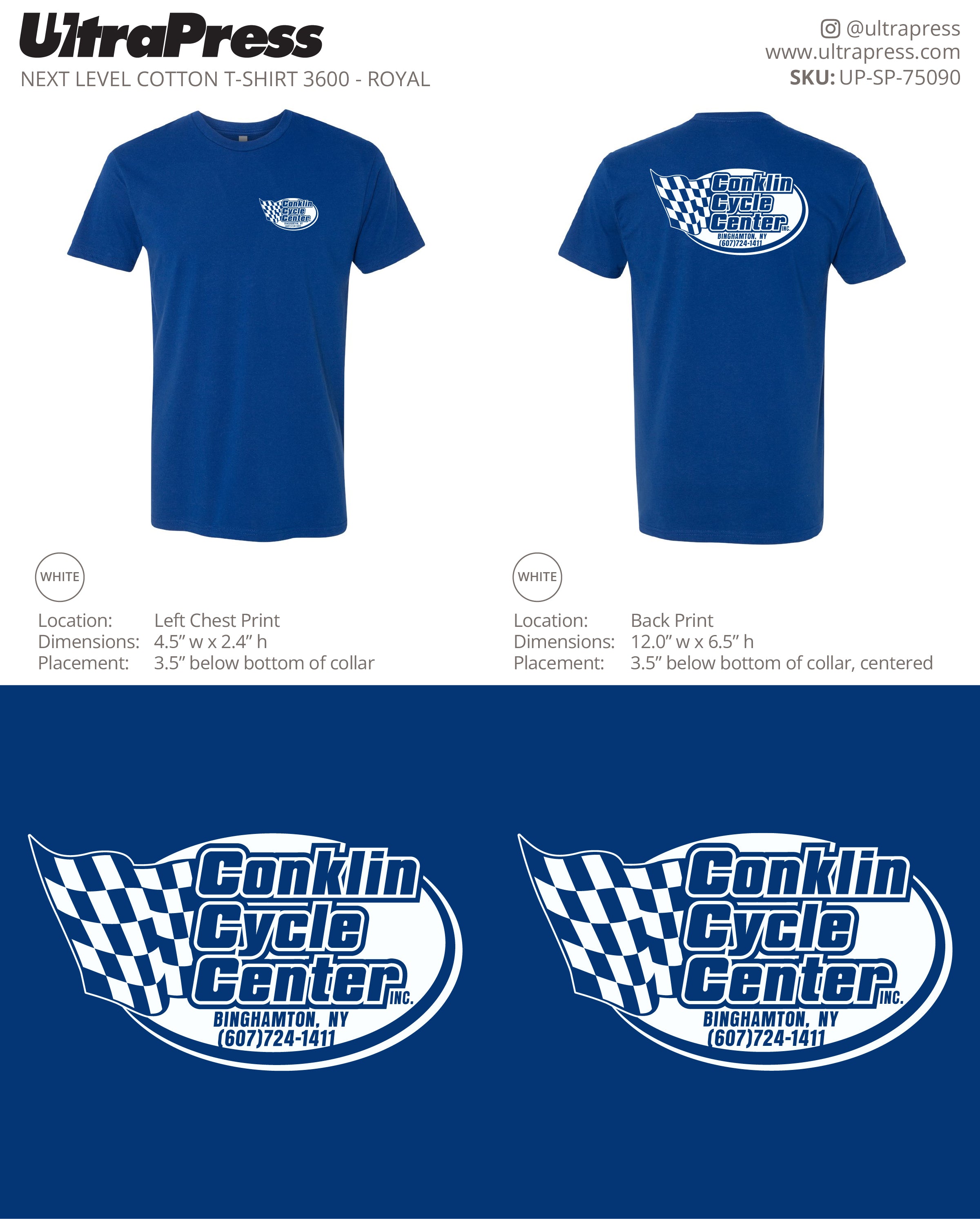 UP-SP-75090 Conklin Cycle Center - Mario Masciarelli 100 Min Qty (Bulk)