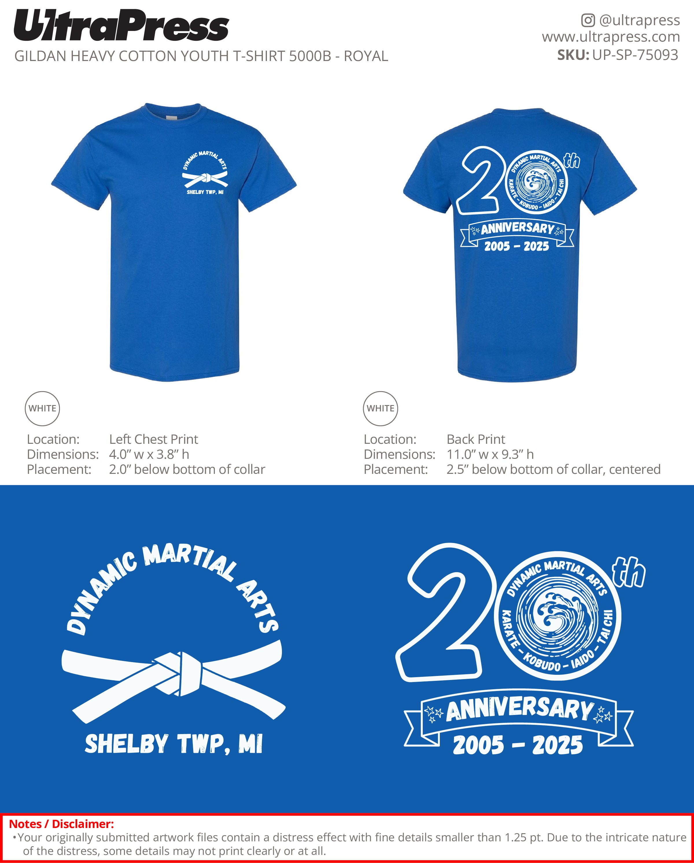 UP-SP-75093 Dynamic Martial Arts - Jon Davis 24 Min Qty (Bulk)