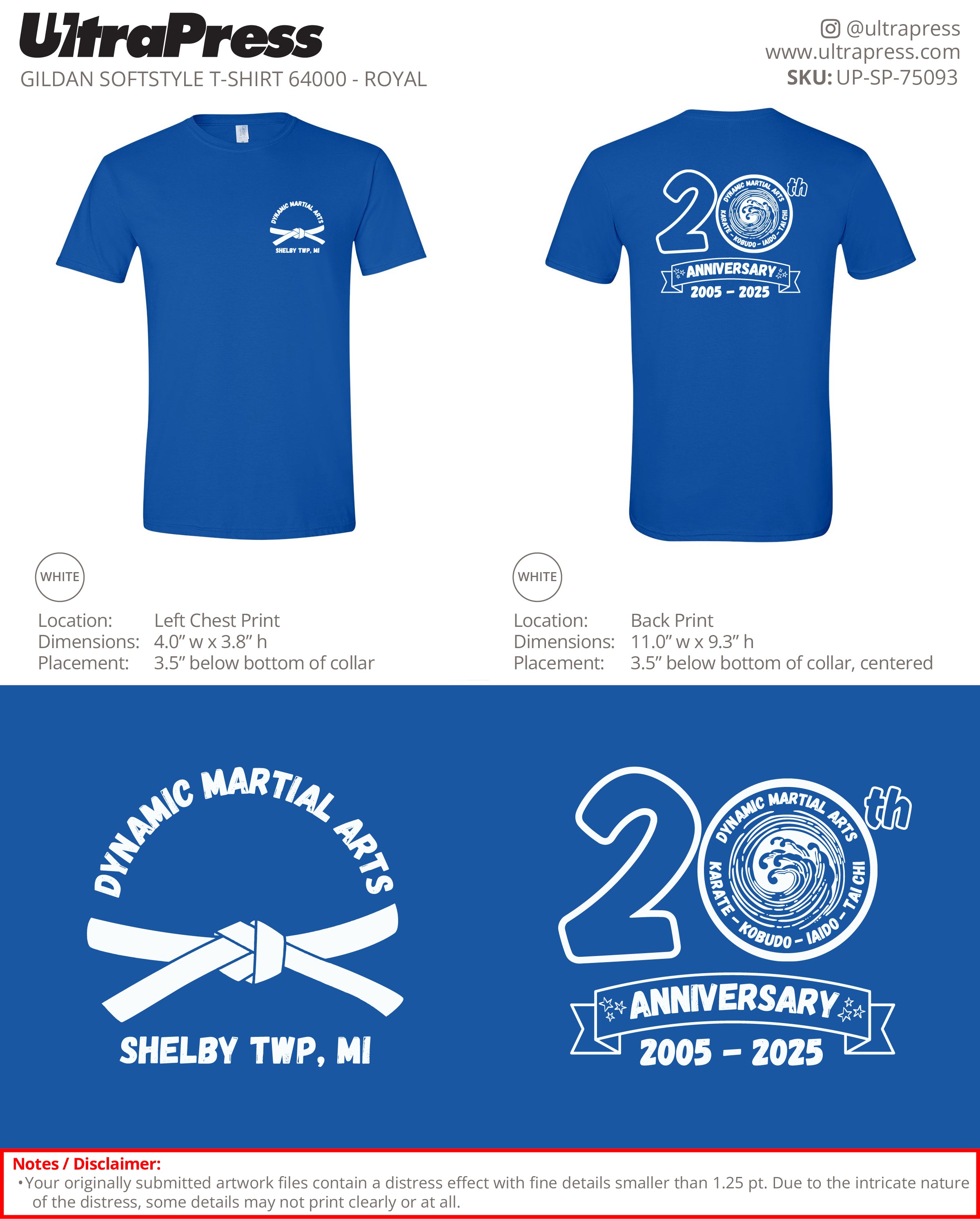 UP-SP-75093 Dynamic Martial Arts - Jon Davis 24 Min Qty (Bulk)