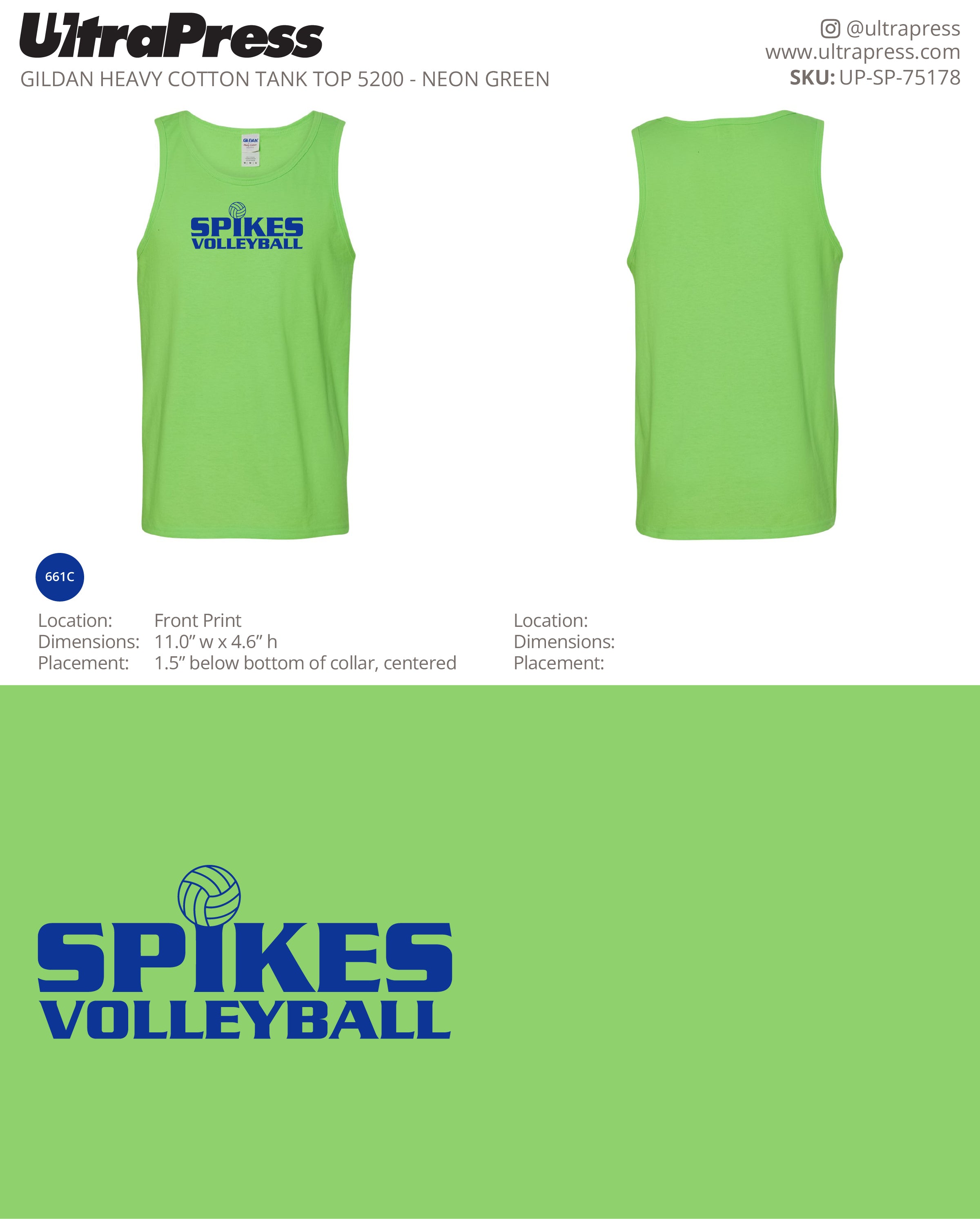 UP-SP-75178 Spikes Volleyball Tanks - Nick 72 Min Qty (Bulk)