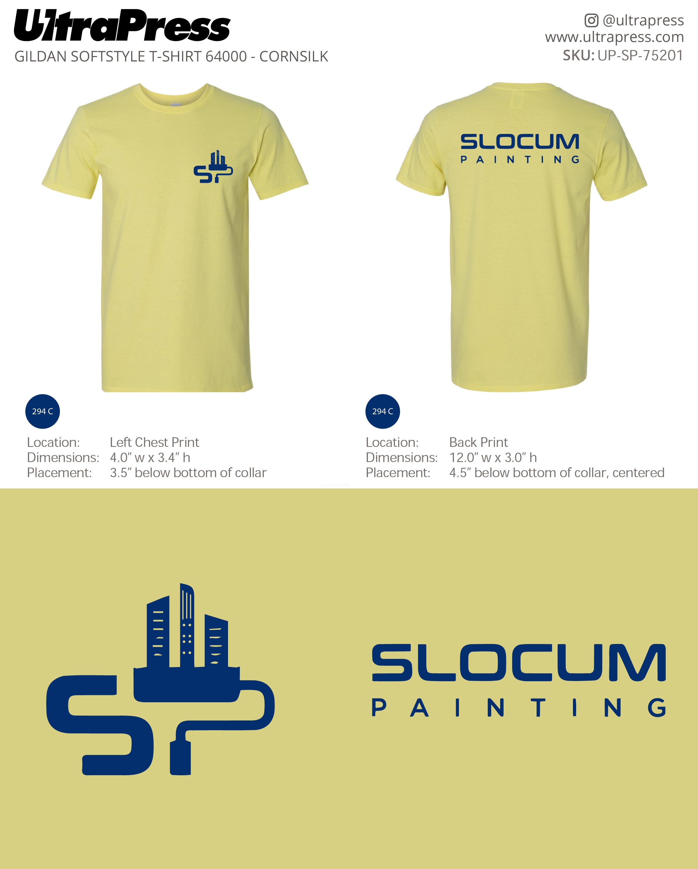 UP-SP-75201 Slocum Painting - Justin Slocum 100 Min Qty (Bulk)