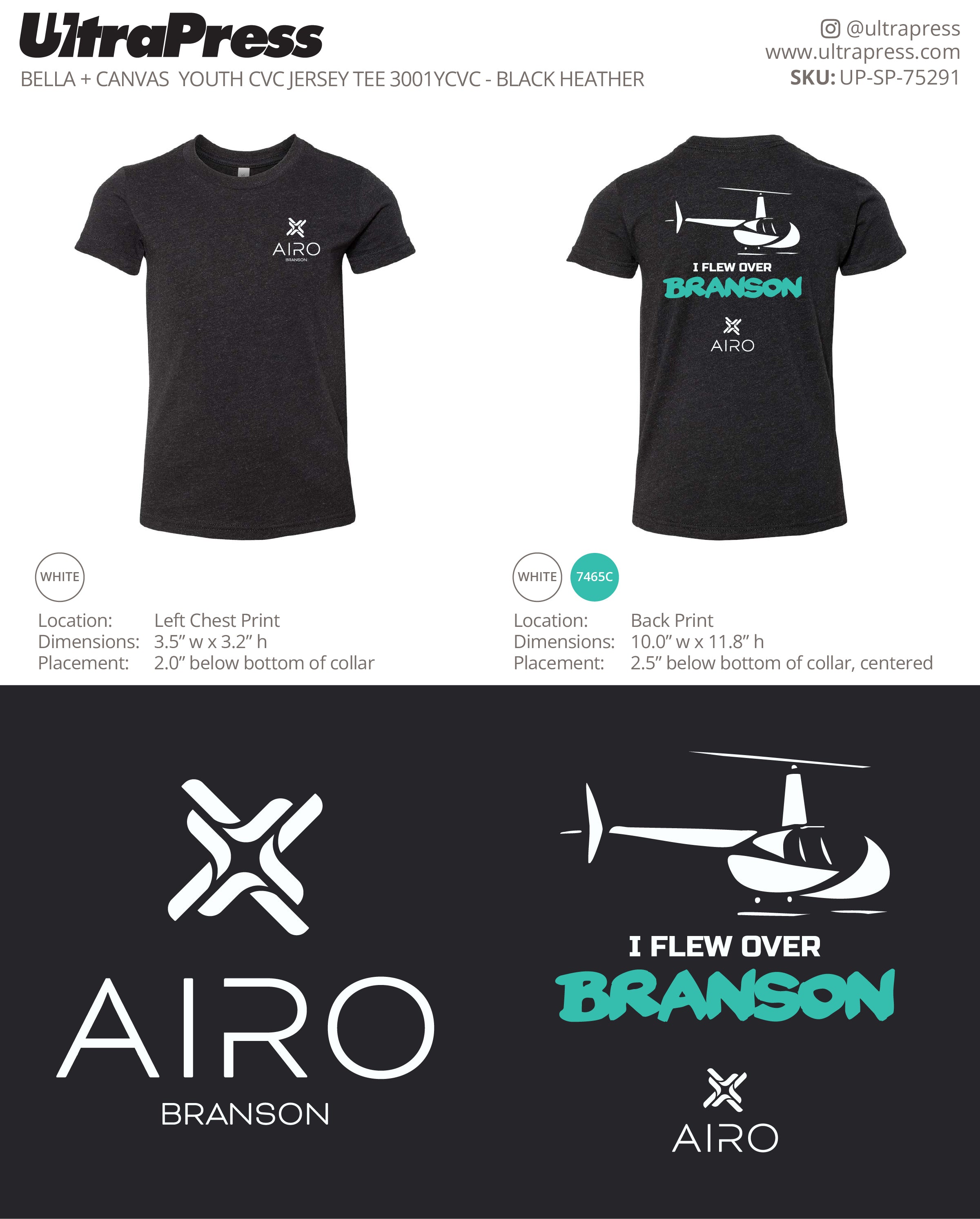 UP-SP-75291 Airo Branson - Camron McAhren 100 Min Qty (Bulk)