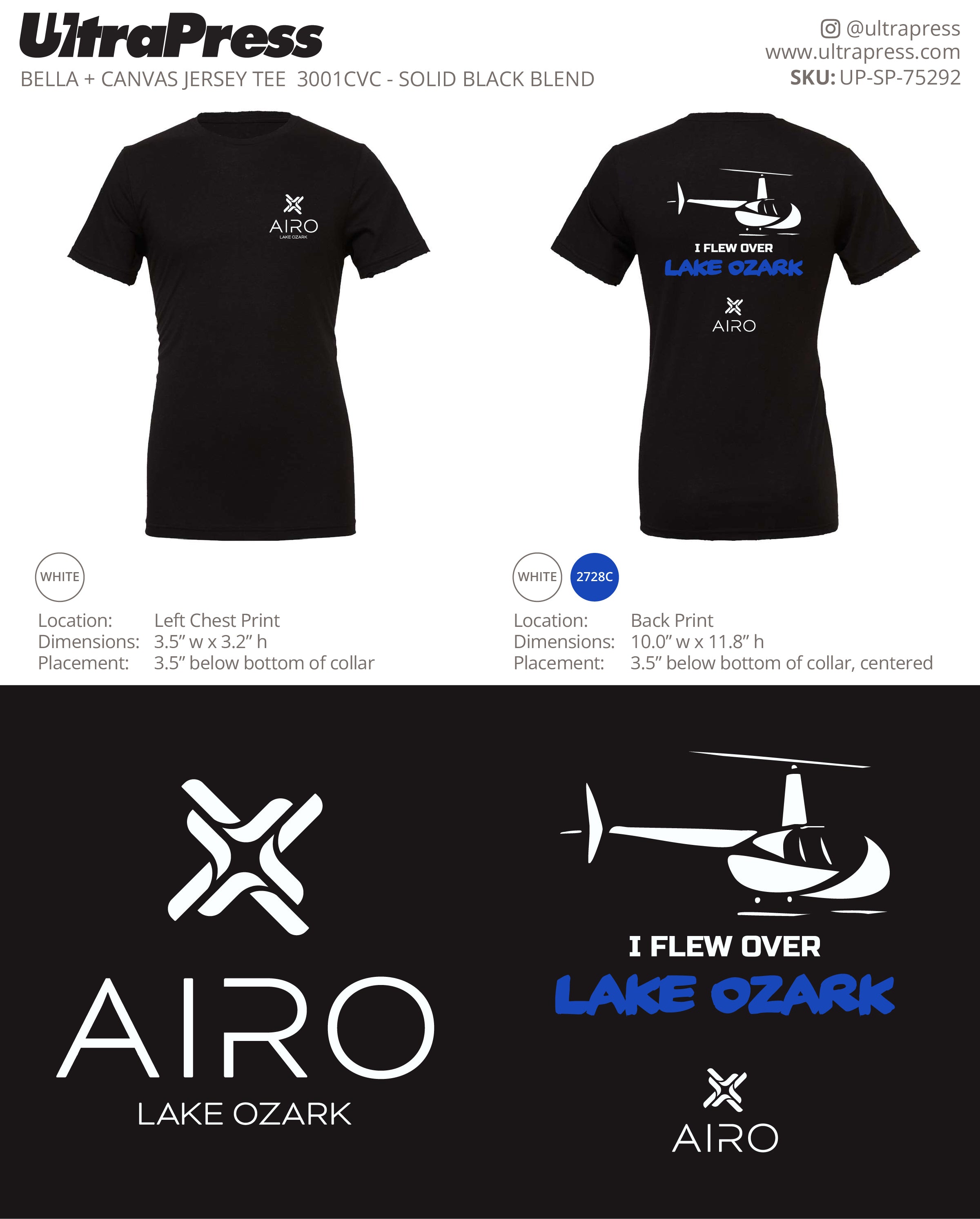 UP-SP-75292 Airo Lake Ozark - Camron McAhren 100 Min Qty (Bulk)