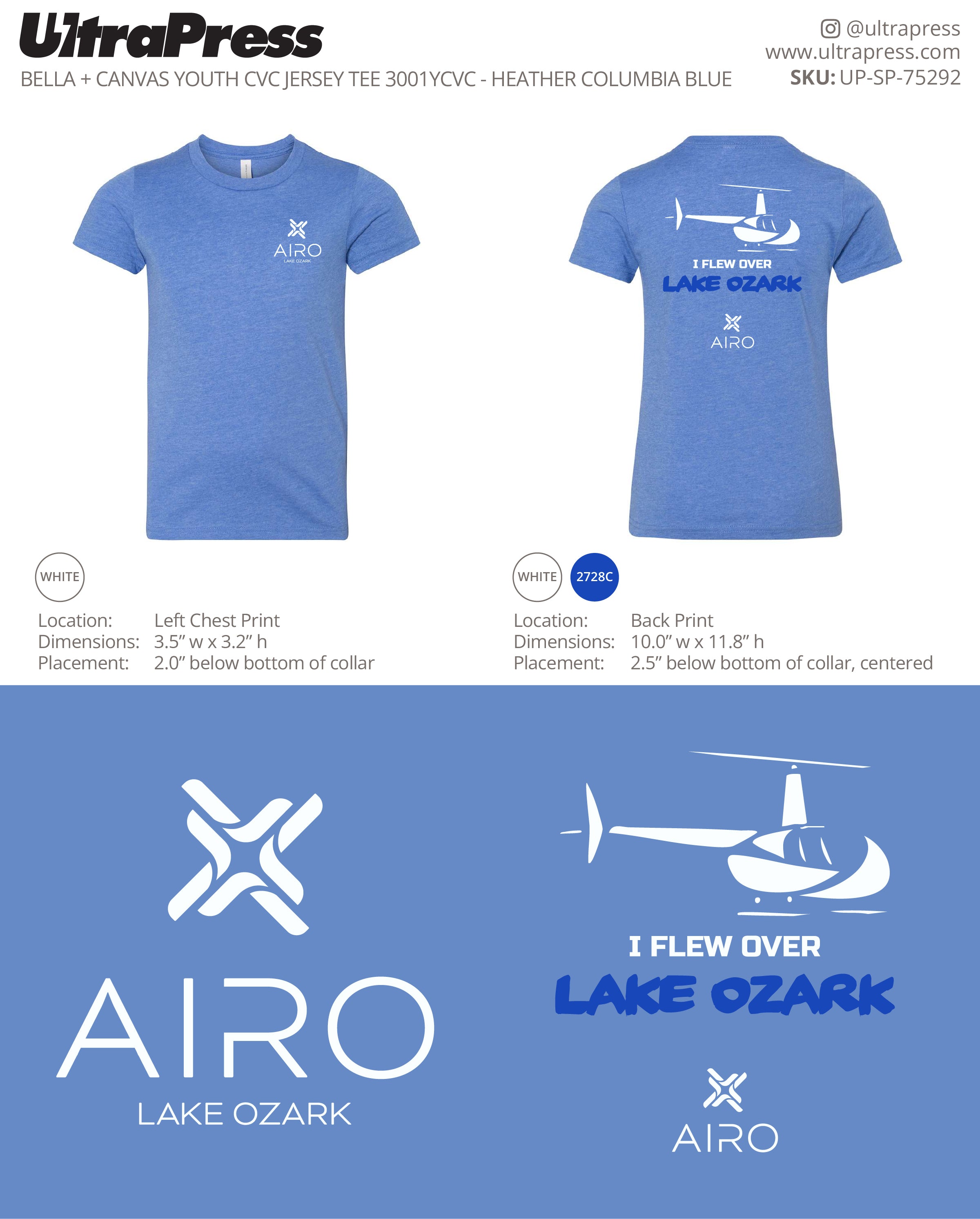 UP-SP-75292 Airo Lake Ozark - Camron McAhren 100 Min Qty (Bulk)