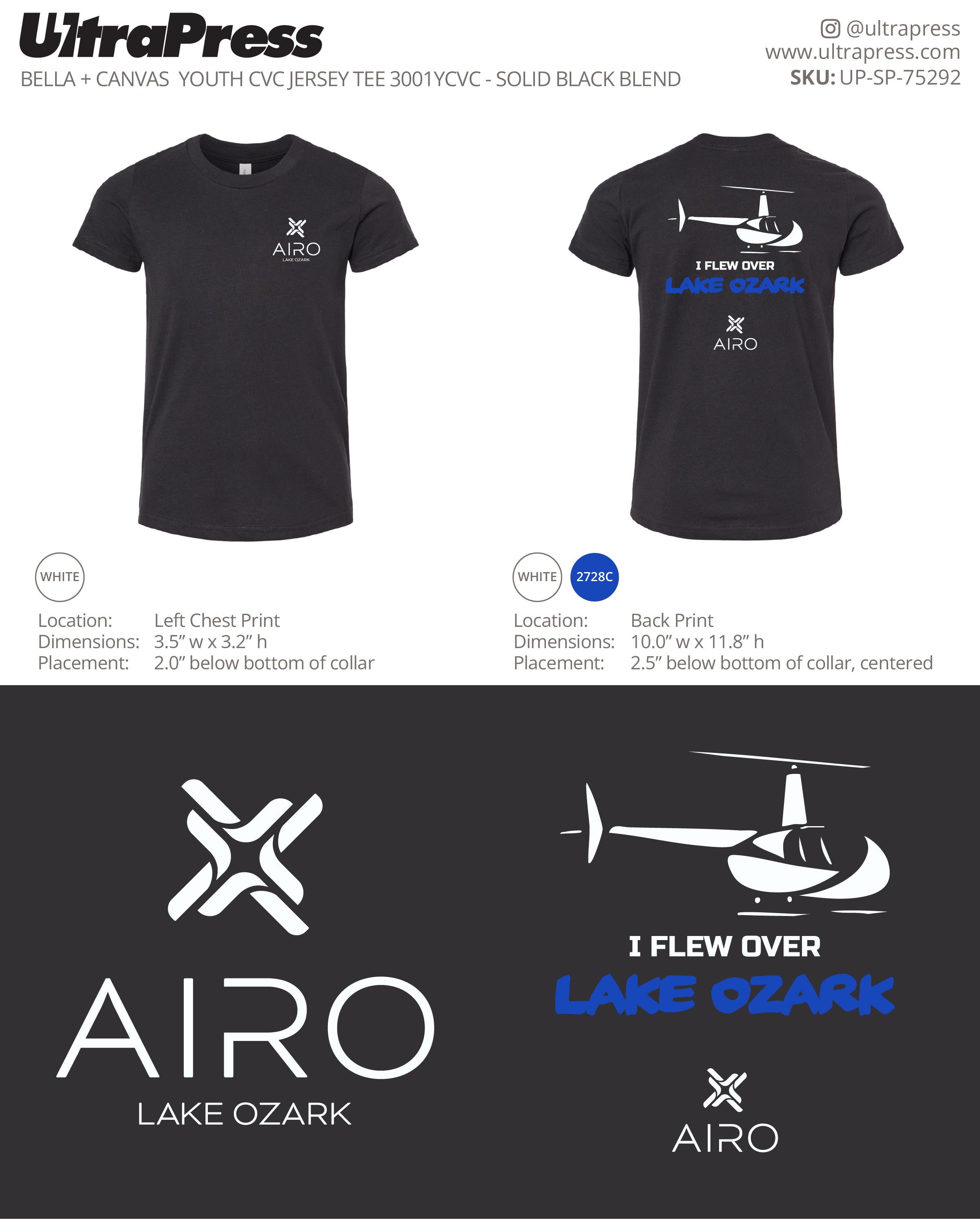 UP-SP-75292 Airo Lake Ozark - Camron McAhren 100 Min Qty (Bulk)